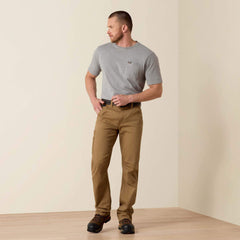 Ariat / Rebar M4 Relaxed DuraStretch Washed Twill Dungaree Boot Cut Pant