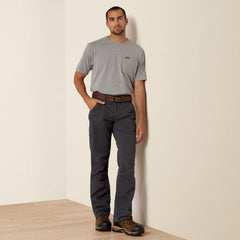 Ariat / Rebar M4 Relaxed DuraStretch Washed Twill Dungaree Boot Cut Pant