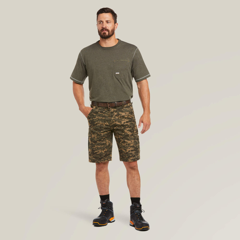 Ariat / Rebar DuraStretch Made Tough Cargo 11" Short