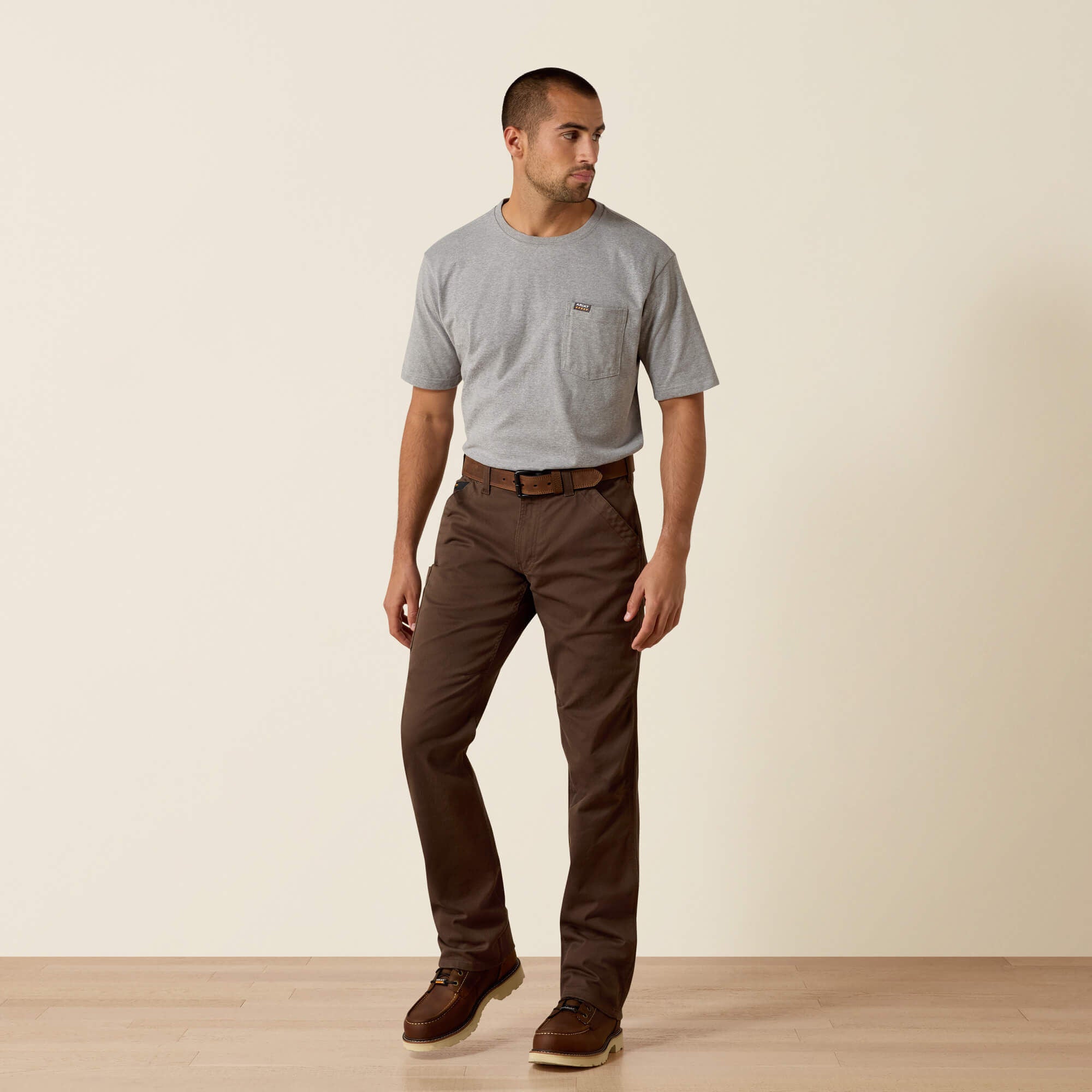 Ariat / Rebar M5 Straight DuraStretch Washed Twill Dungaree Straight Leg Pant