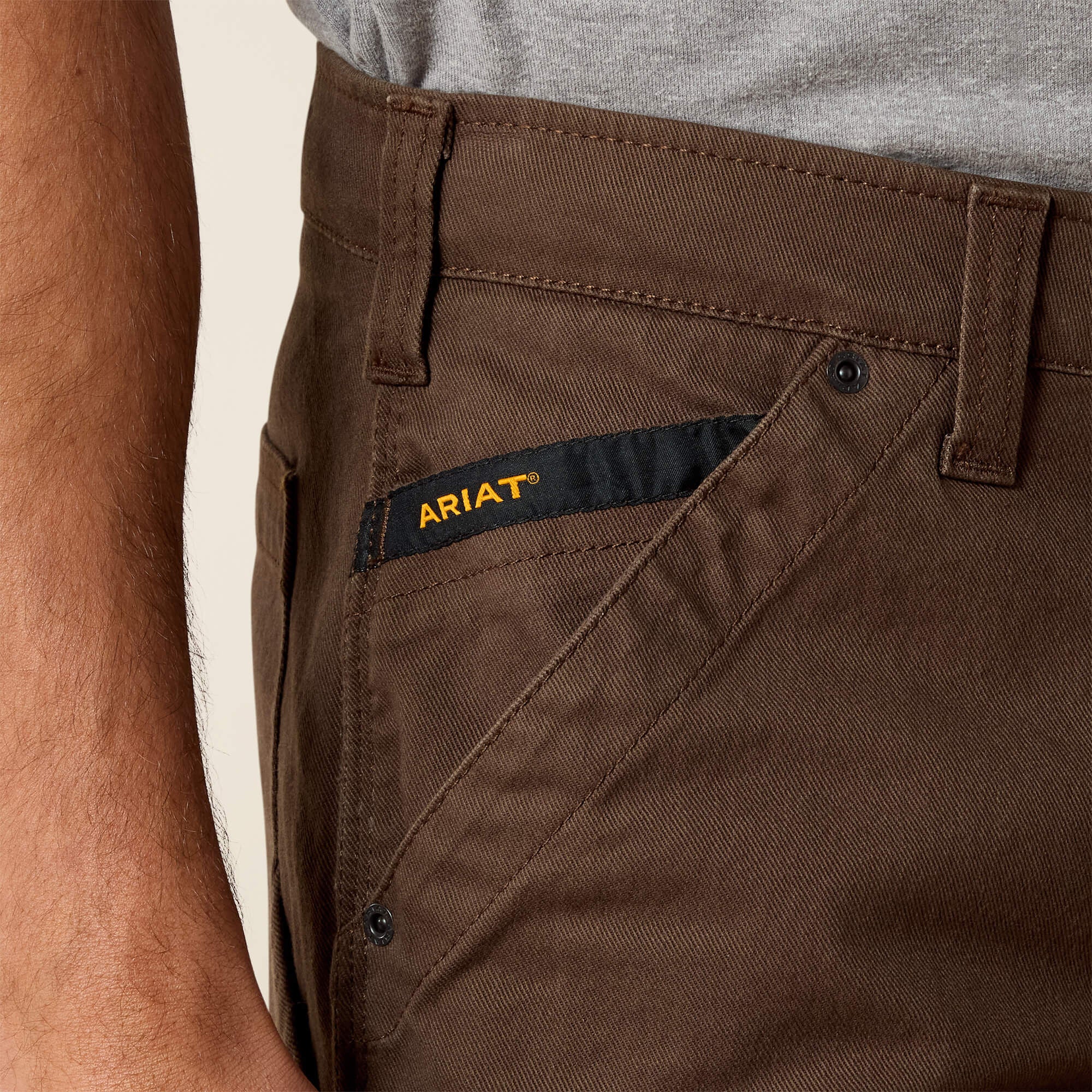 Ariat / Rebar M5 Straight DuraStretch Washed Twill Dungaree Straight Leg Pant