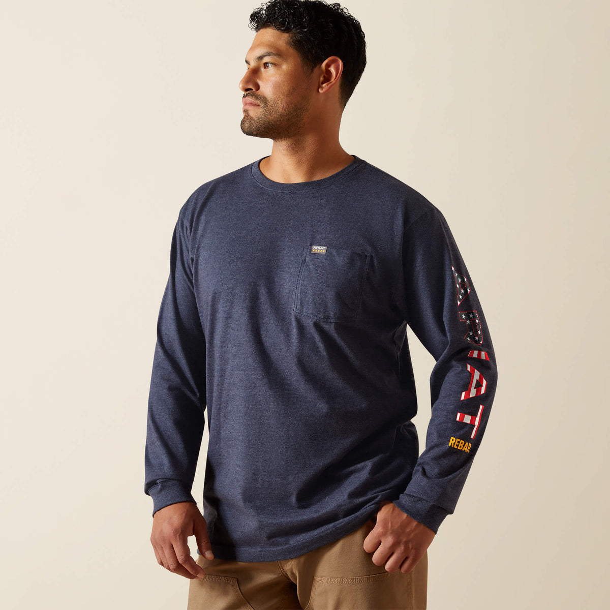 Ariat / Rebar Cotton Strong Standard Logo Pocket T-Shirt