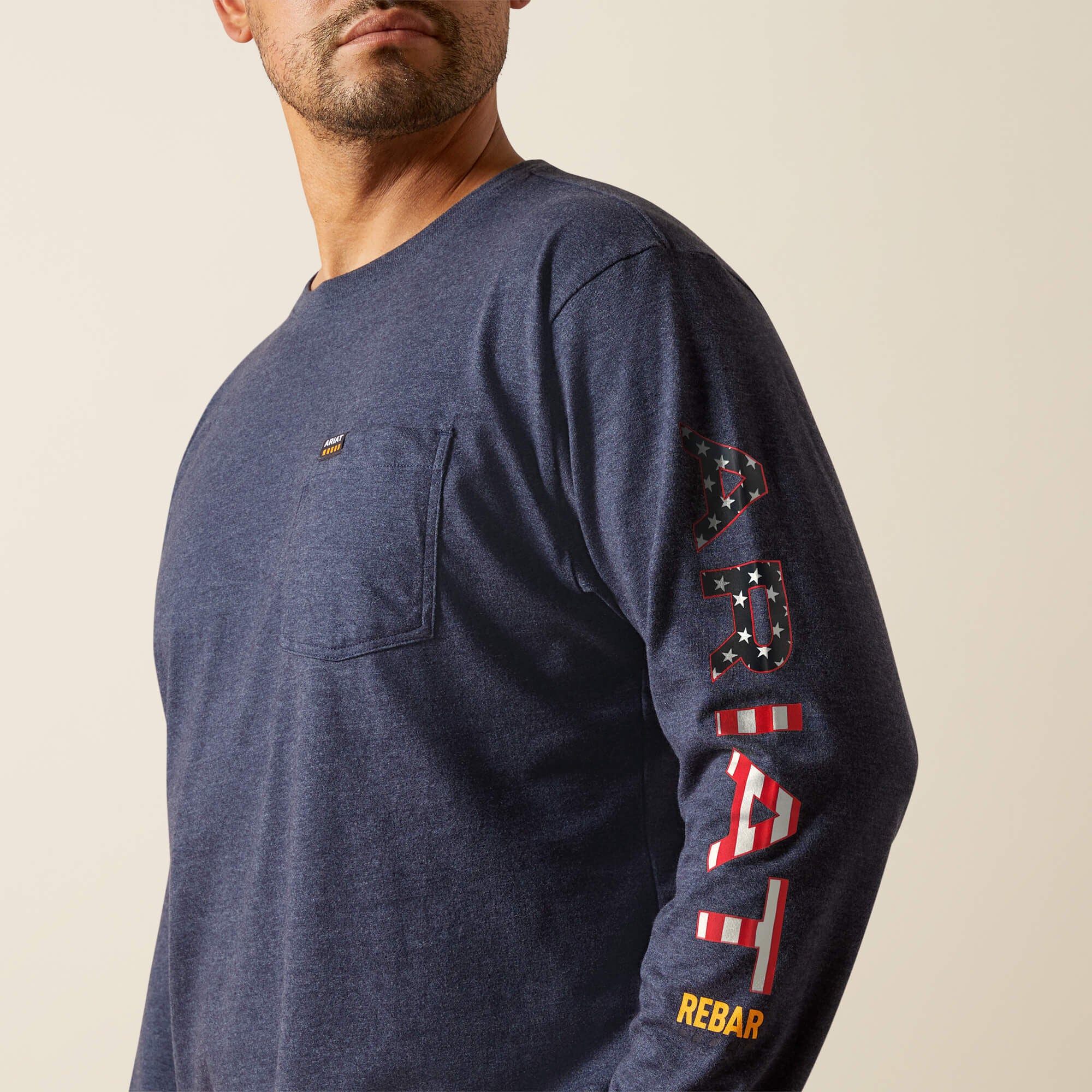 Ariat / Rebar Cotton Strong Standard Logo Pocket T-Shirt