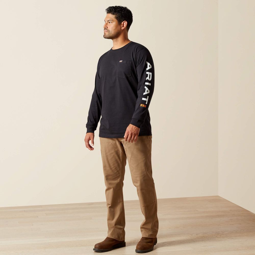 Ariat / Rebar Cotton Strong Standard Logo Pocket T-Shirt