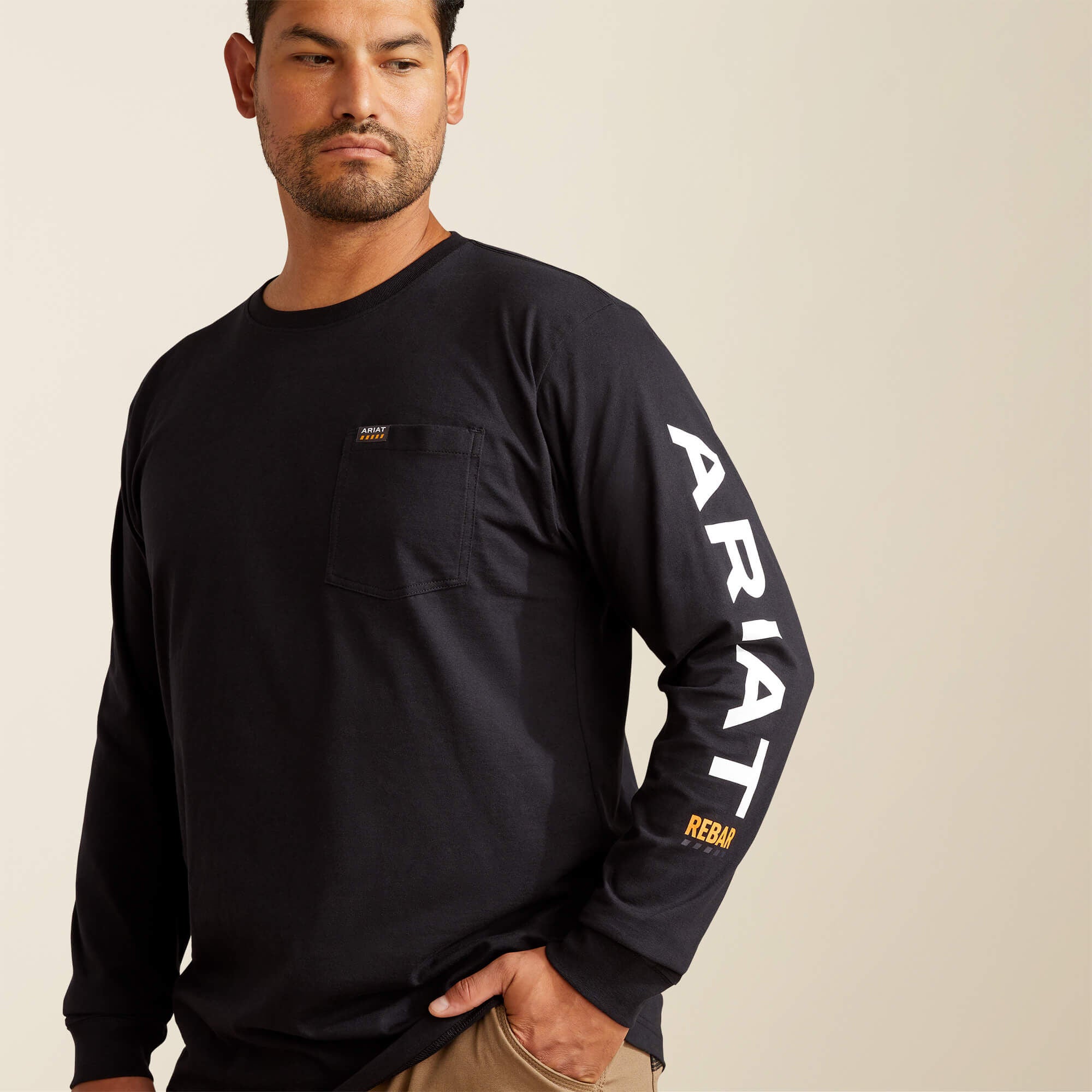 Ariat / Rebar Cotton Strong Standard Logo Pocket T-Shirt