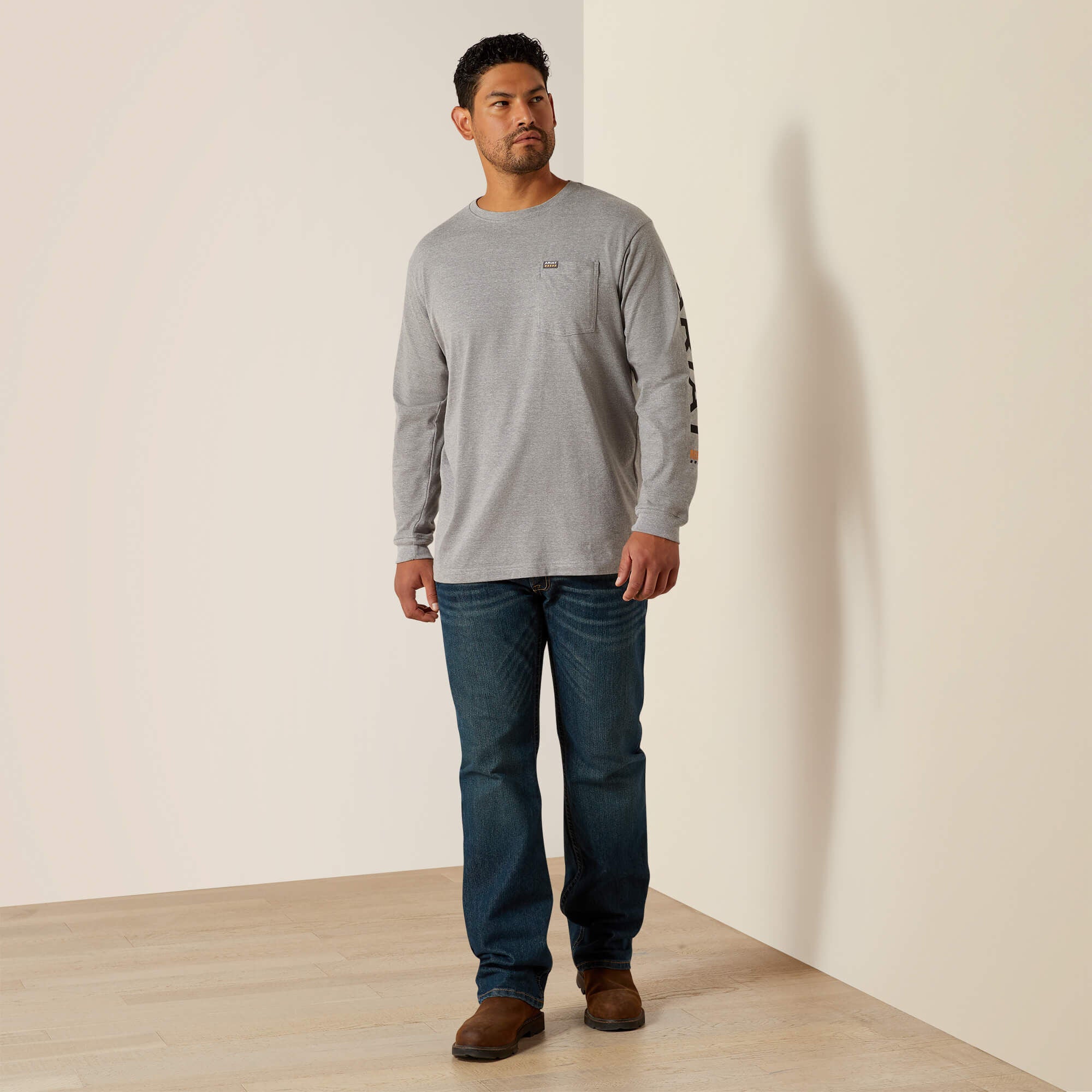 Ariat / Rebar Cotton Strong Standard Logo Pocket T-Shirt