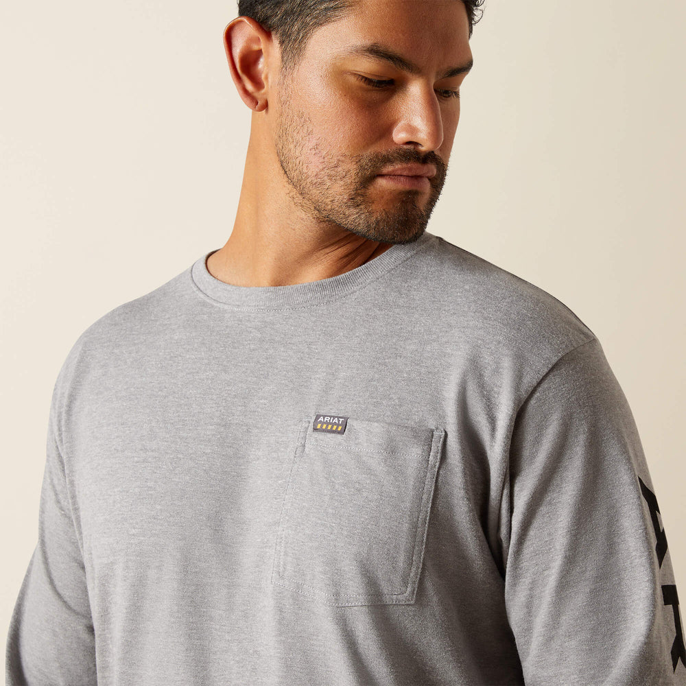 Ariat / Rebar Cotton Strong Standard Logo Pocket T-Shirt