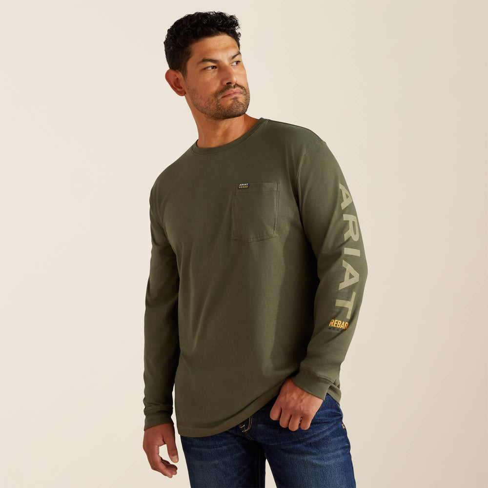 Ariat / Rebar Cotton Strong Standard Logo Pocket T-Shirt