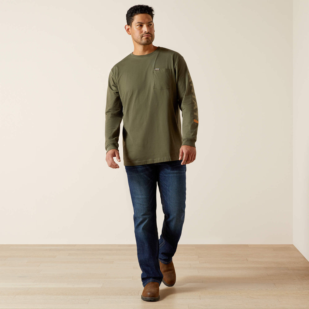 Ariat / Rebar Cotton Strong Standard Logo Pocket T-Shirt