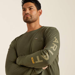 Ariat / Rebar Cotton Strong Standard Logo Pocket T-Shirt