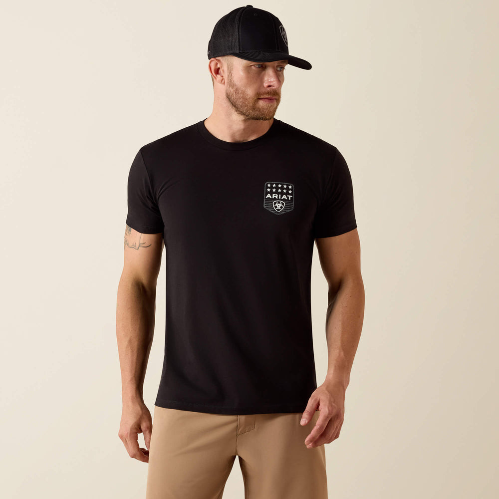 Ariat / Ariat Stripe Patriotic Badge T-Shirt