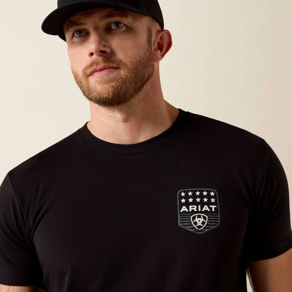 Ariat / Ariat Stripe Patriotic Badge T-Shirt
