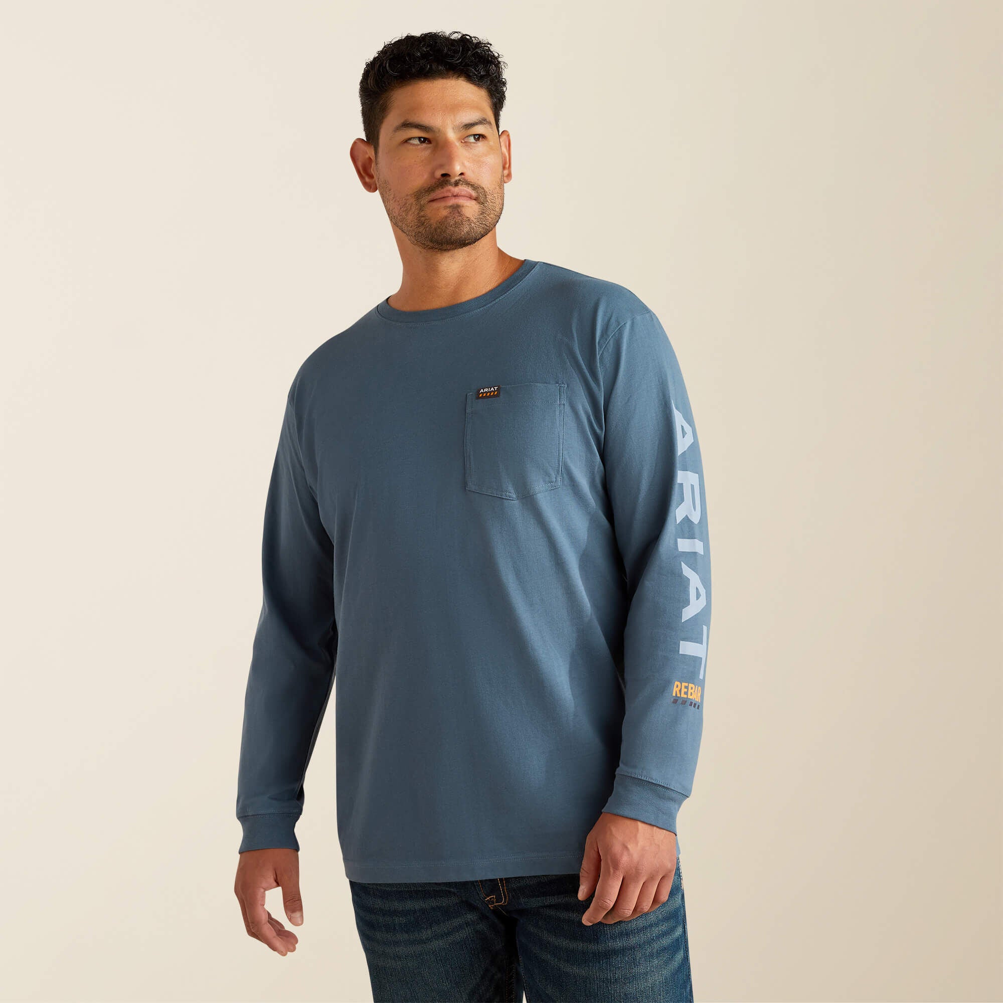 Ariat / Rebar Cotton Strong Standard Logo Pocket T-Shirt