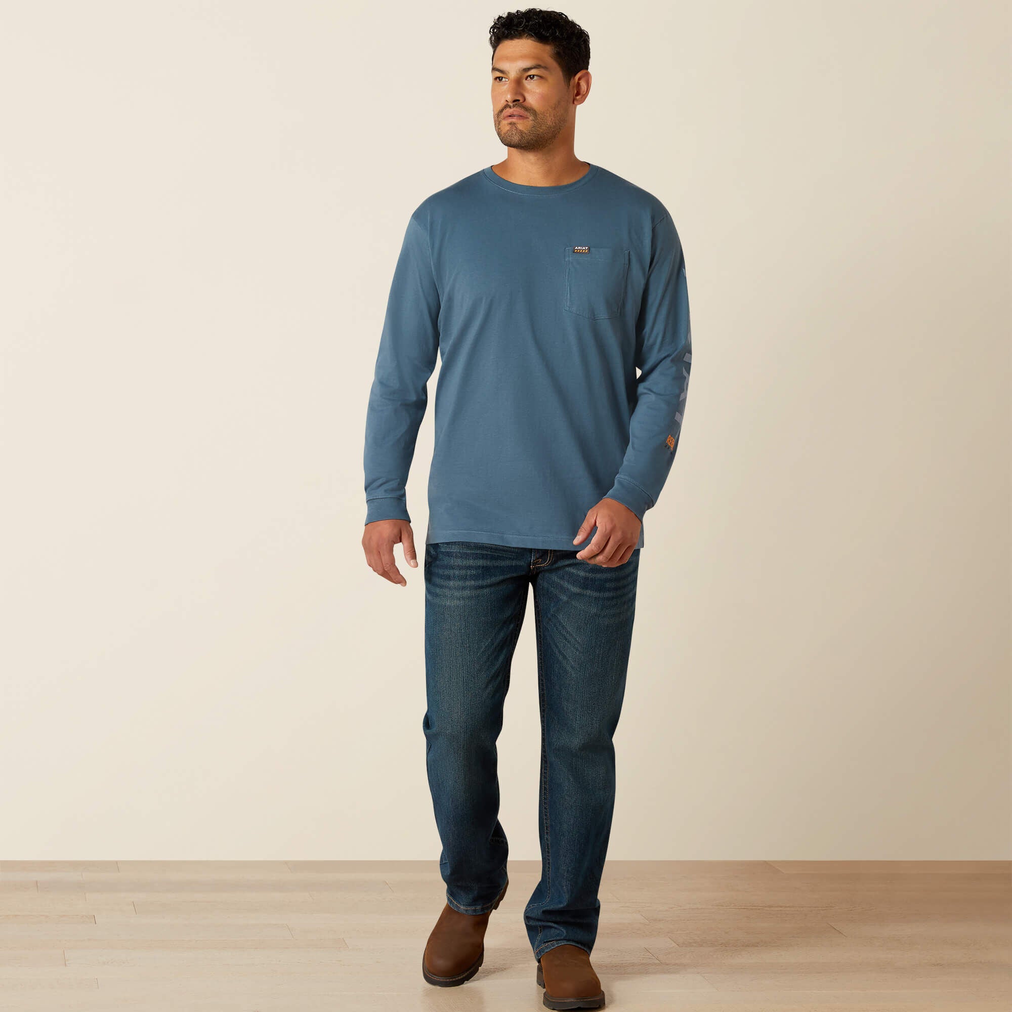 Ariat / Rebar Cotton Strong Standard Logo Pocket T-Shirt
