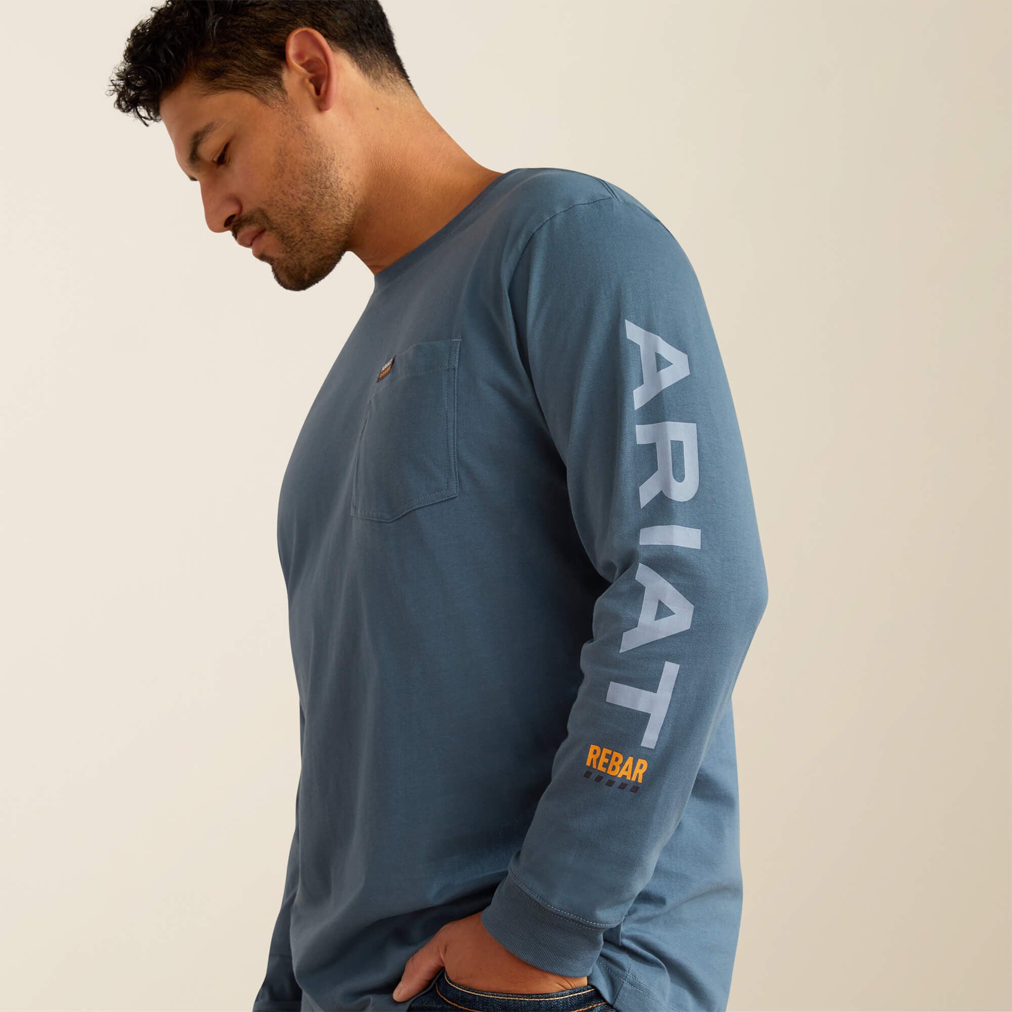 Ariat / Rebar Cotton Strong Standard Logo Pocket T-Shirt