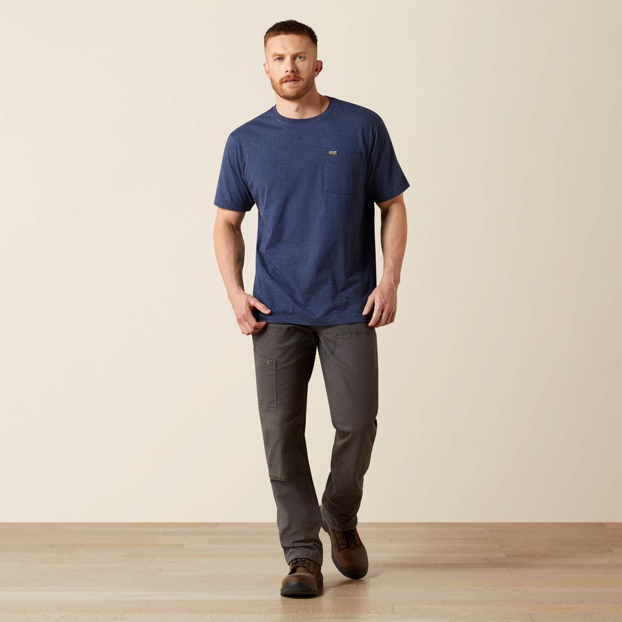 Ariat / Rebar Cotton Strong Standard Pocket T-Shirt