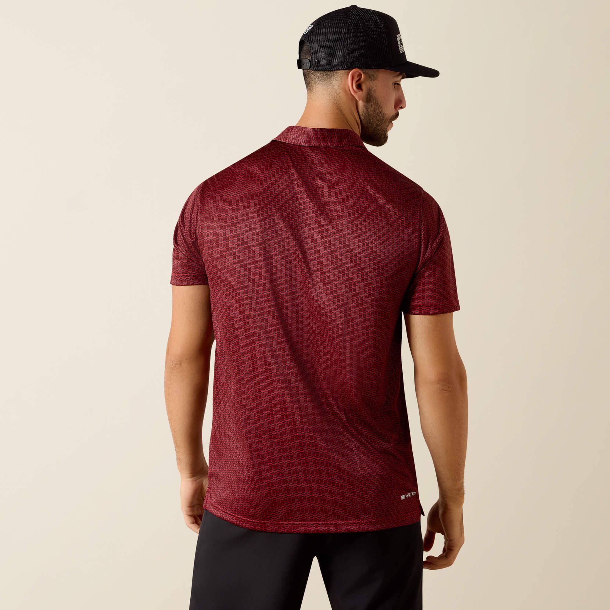 Ariat / All Over Print Fitted Polo