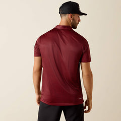 Ariat / All Over Print Fitted Polo