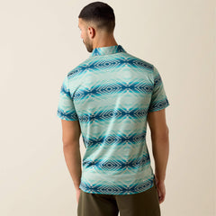 Ariat / All Over Print Heathered Classic Fit Polo