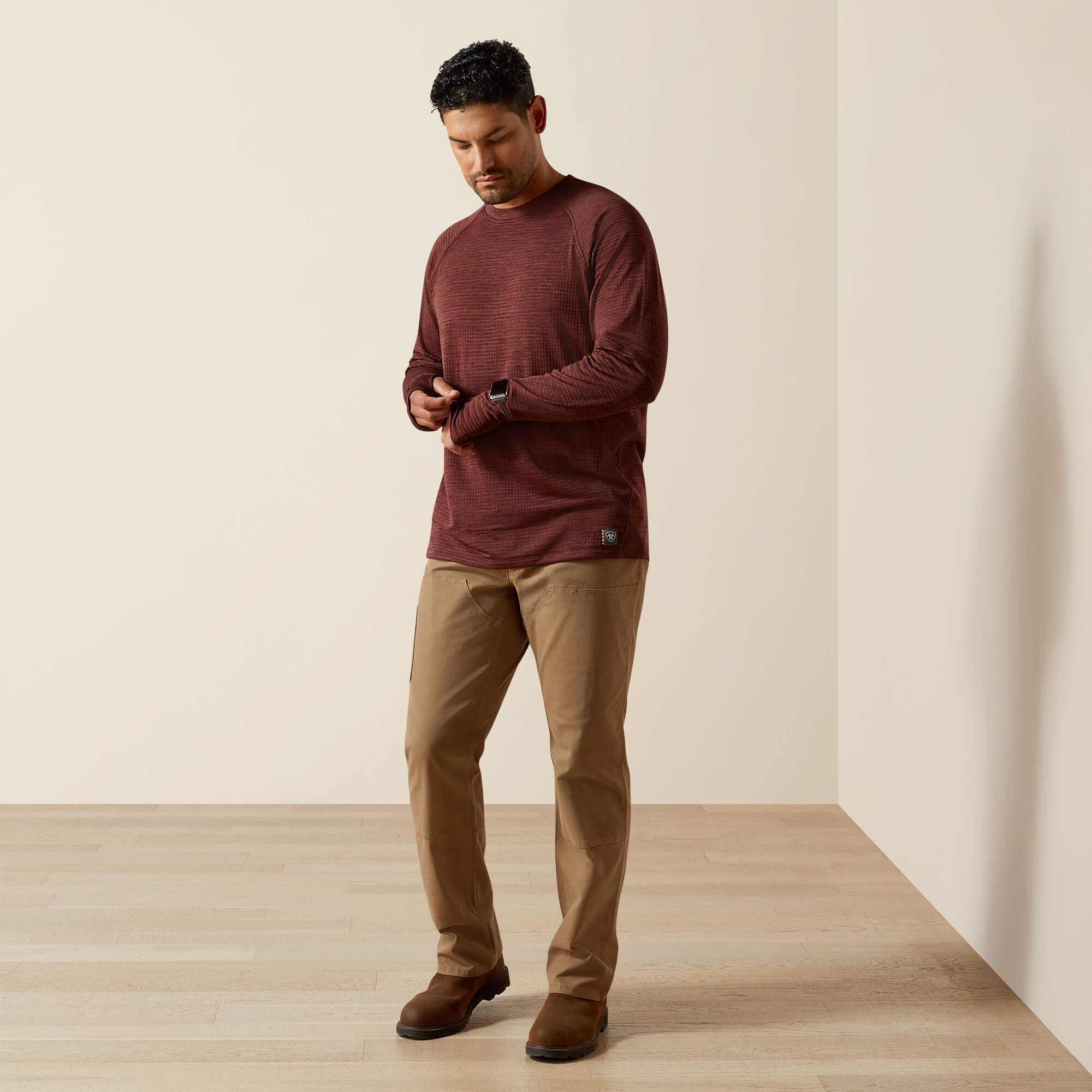 Ariat / Rebar Gridwork Crewneck T-Shirt