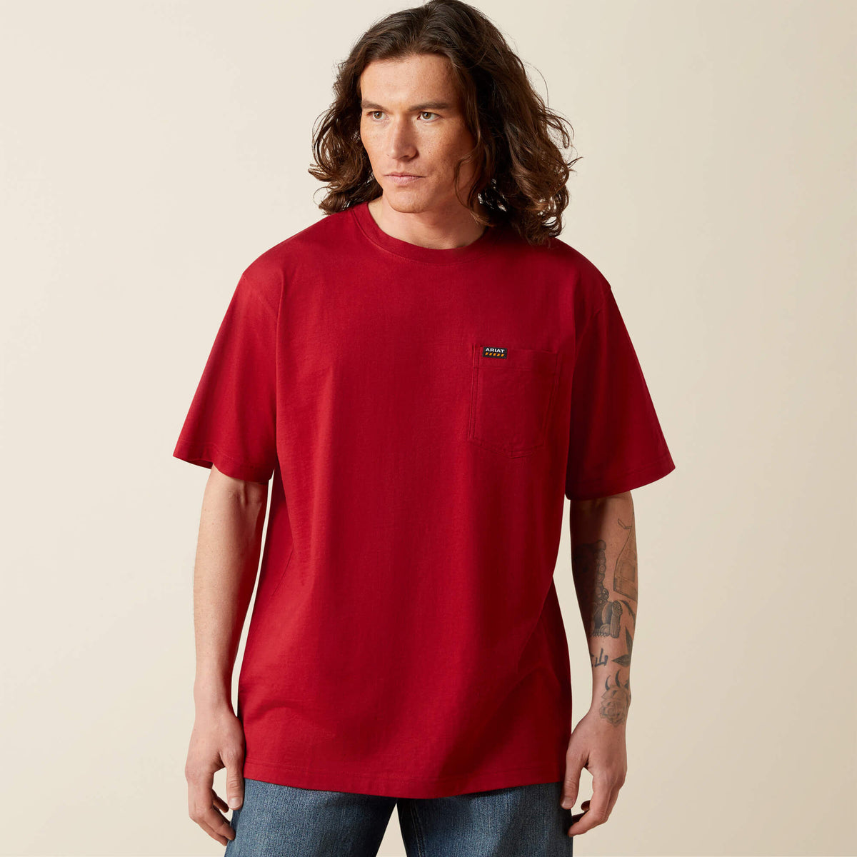 Ariat / Rebar Cotton Strong Standard Pocket T-Shirt