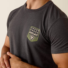 Ariat / Ariat Stripe Patriotic Badge T-Shirt
