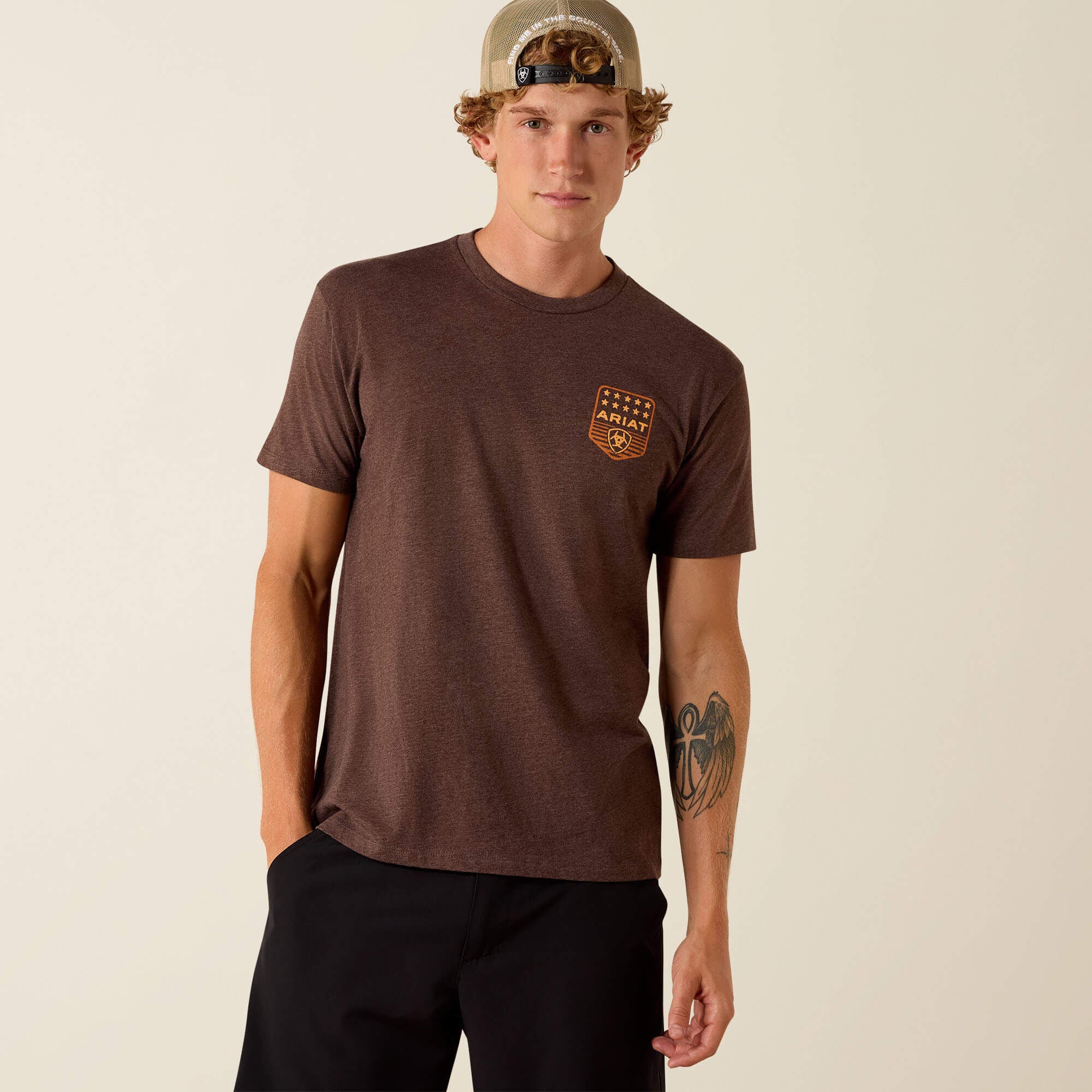 Ariat / Ariat Stripe Patriotic Badge T-Shirt