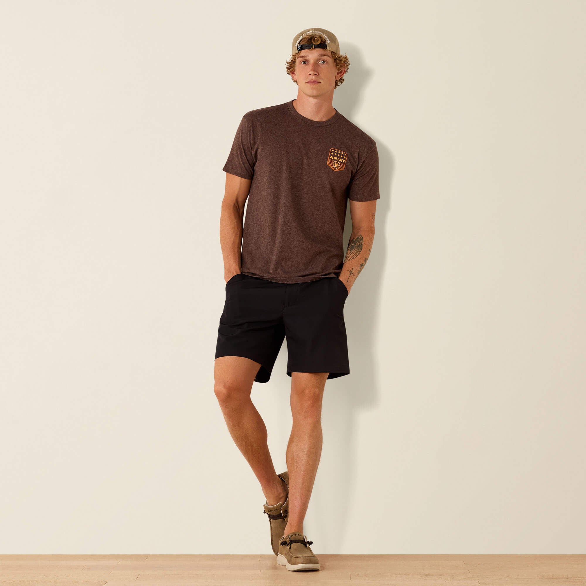 Ariat / Ariat Stripe Patriotic Badge T-Shirt