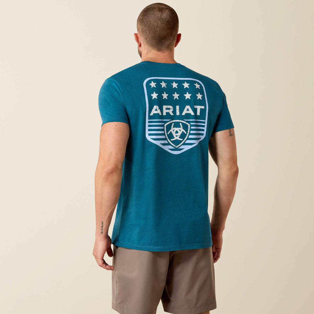 Ariat / Ariat Stripe Patriotic Badge T-Shirt