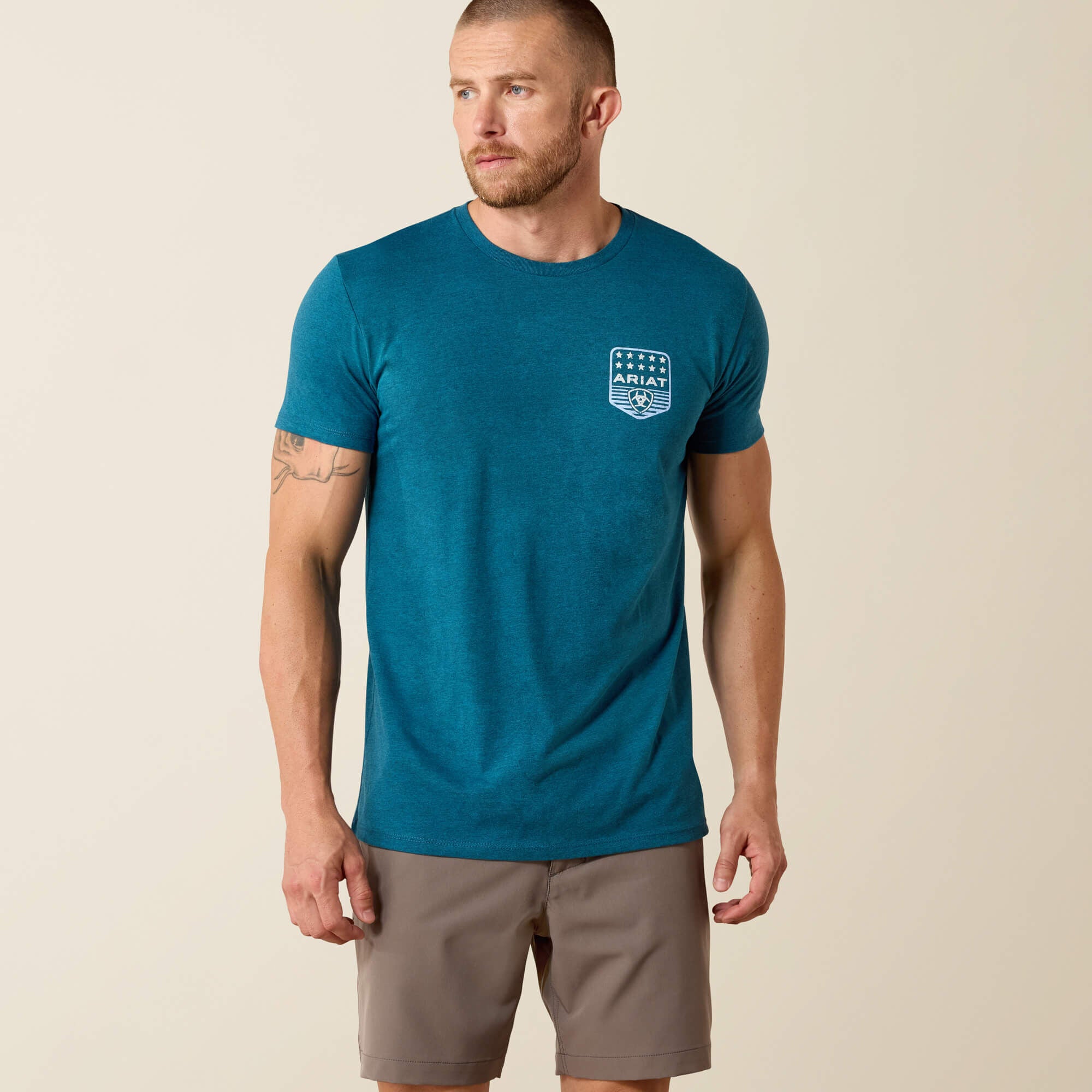 Ariat / Ariat Stripe Patriotic Badge T-Shirt