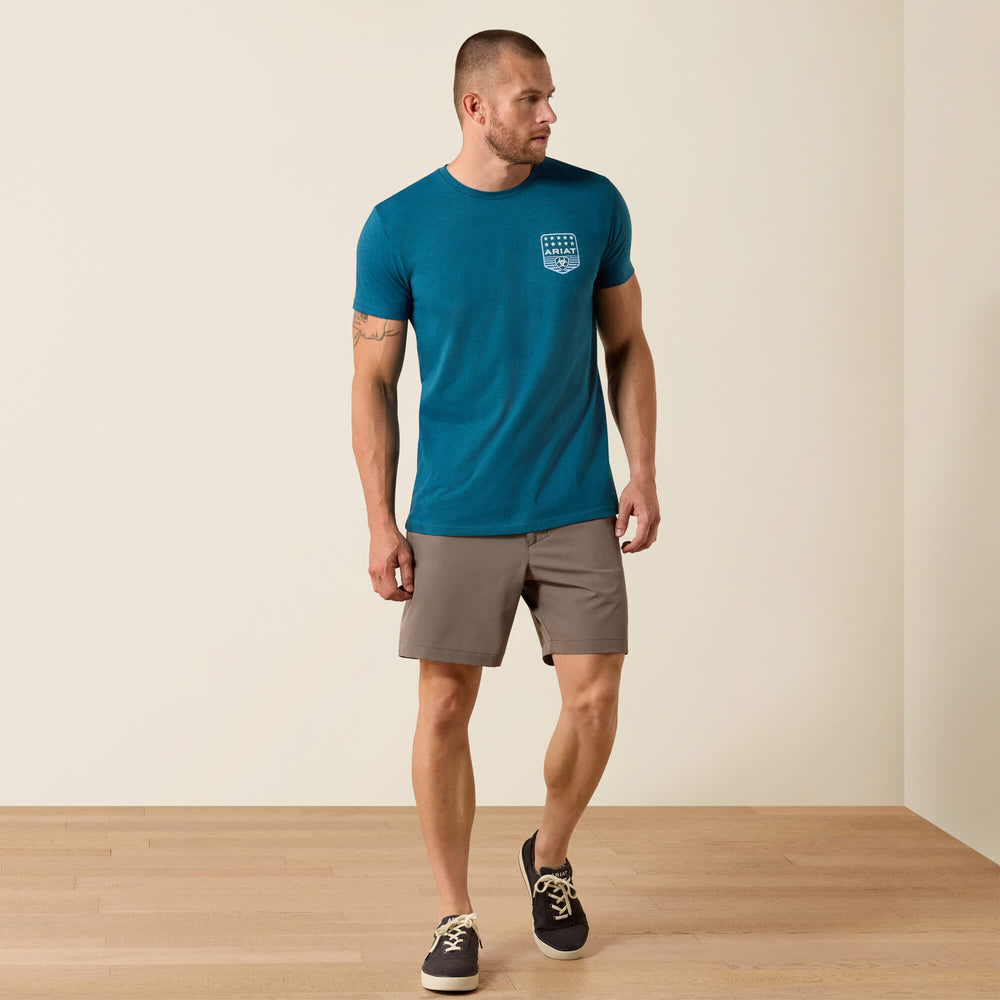 Ariat / Ariat Stripe Patriotic Badge T-Shirt