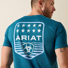 Ariat / Ariat Stripe Patriotic Badge T-Shirt