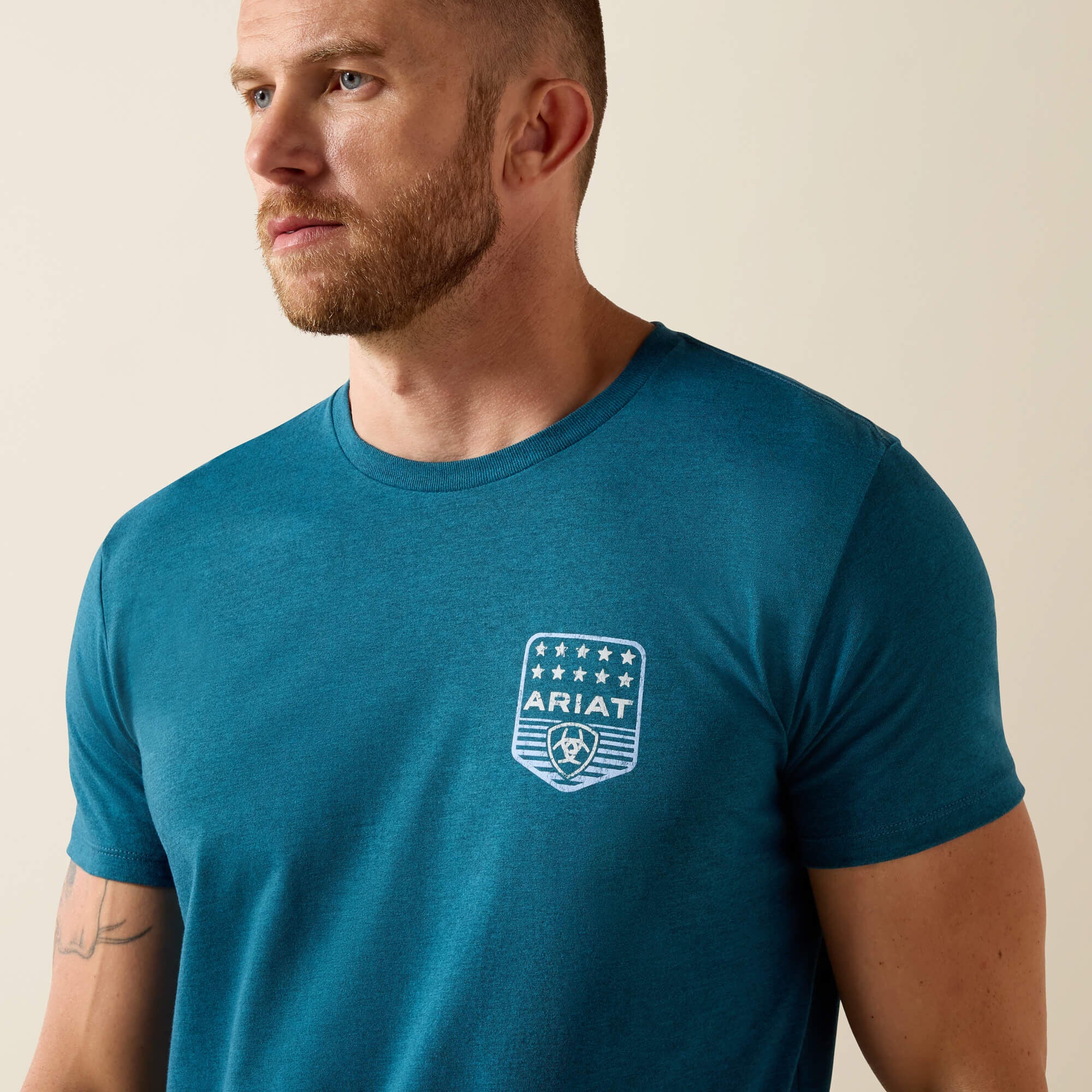 Ariat / Ariat Stripe Patriotic Badge T-Shirt