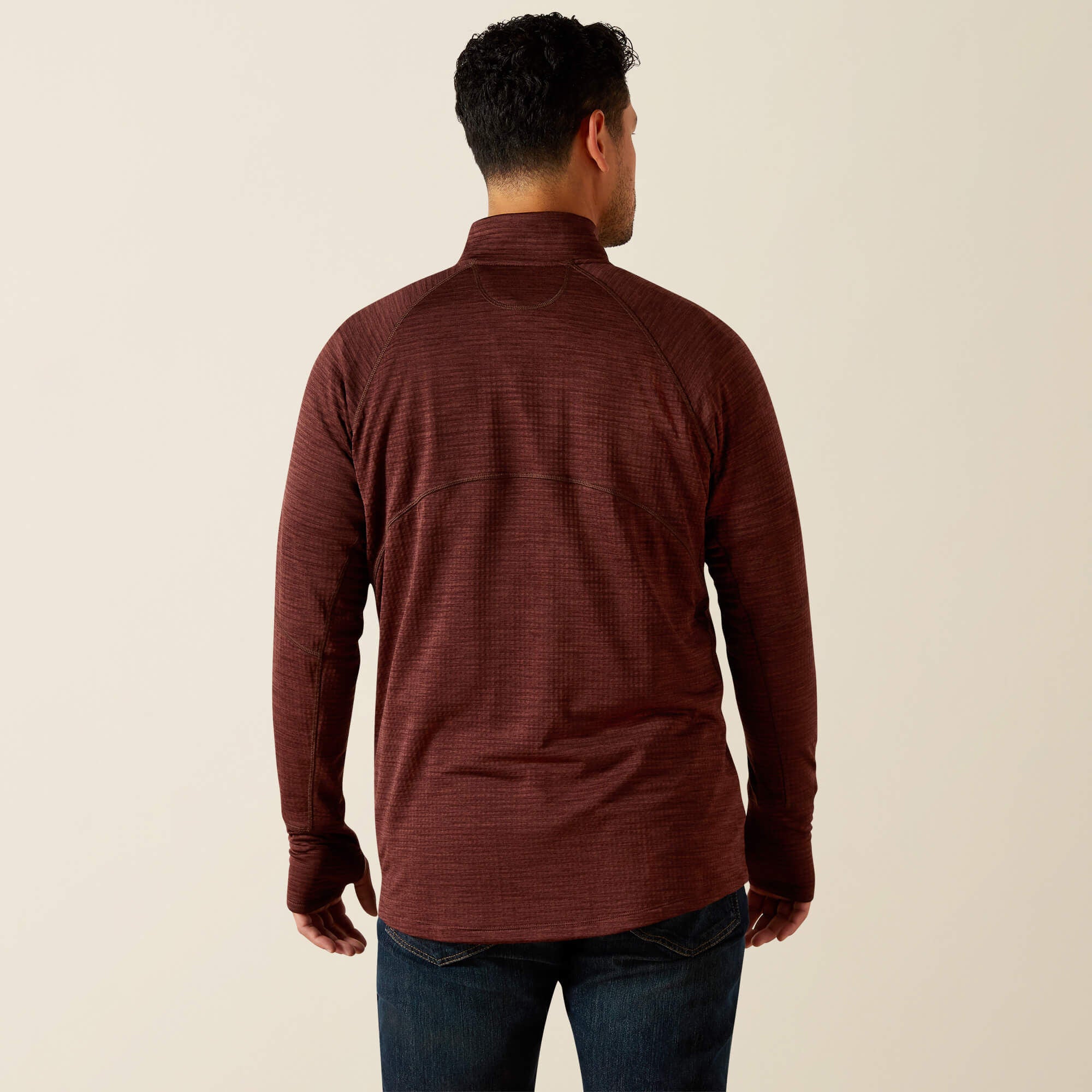 Ariat / Rebar Gridwork Baselayer 1/4 Zip T-Shirt