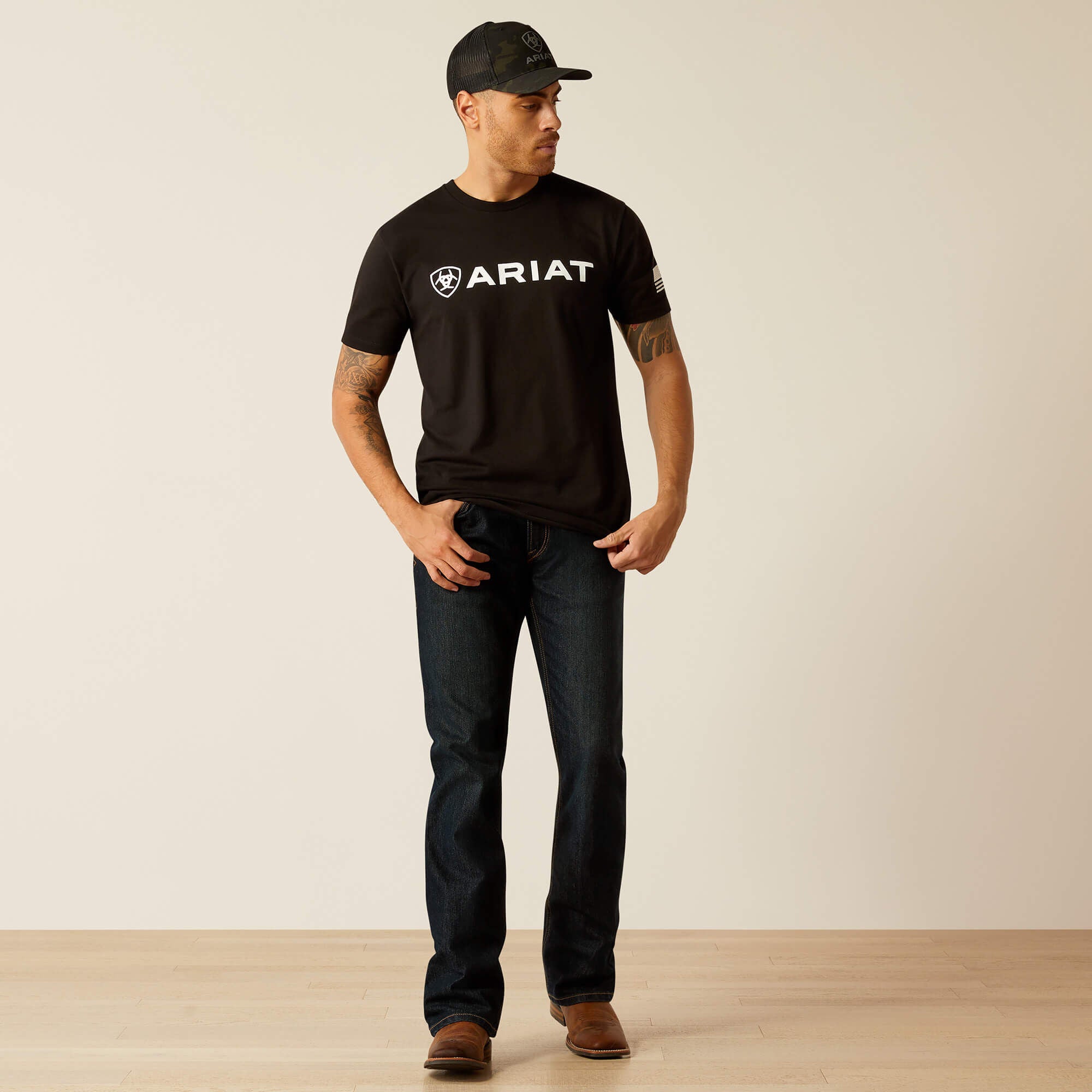 Ariat / Ariat Shield Flag T-Shirt