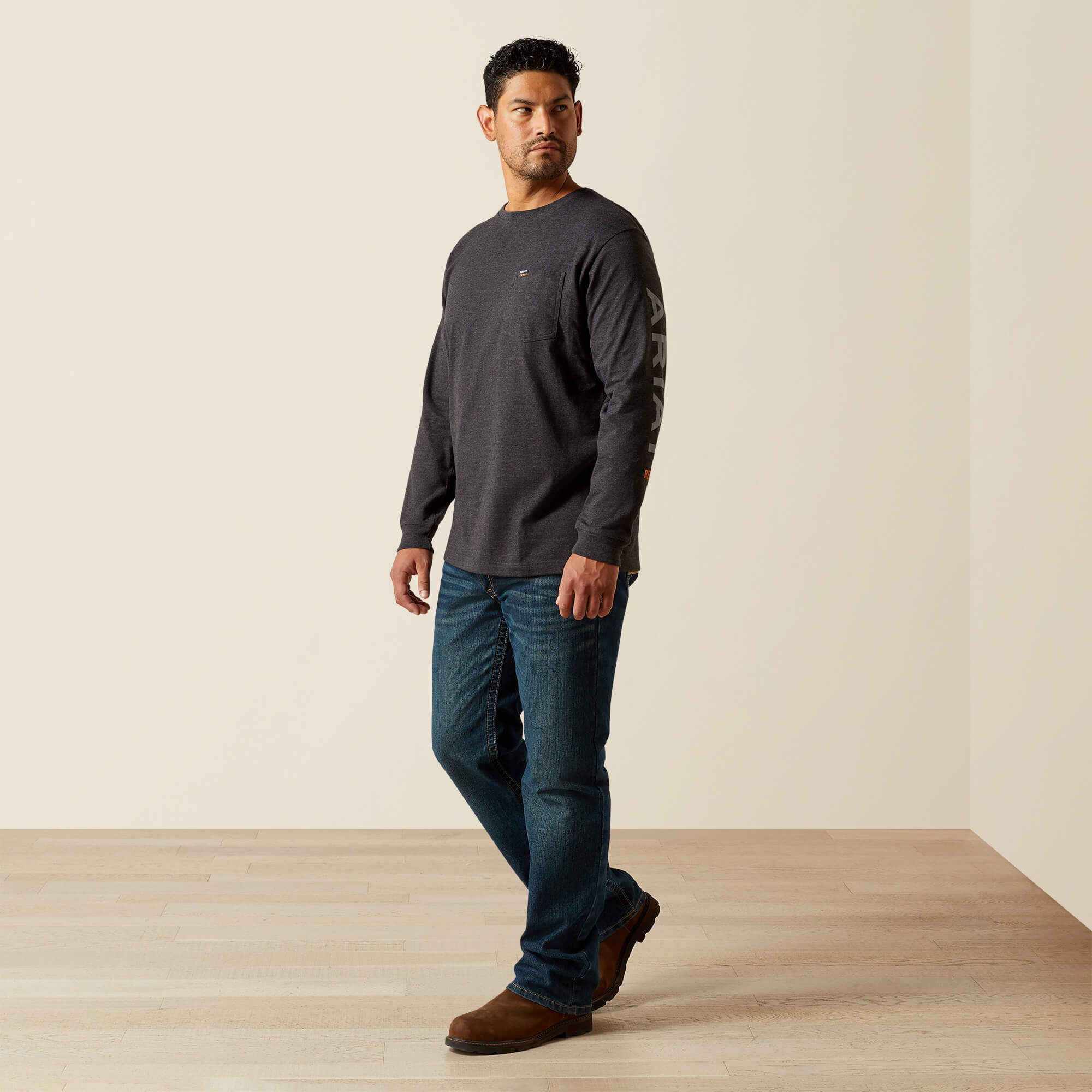 Ariat / Rebar Cotton Strong Standard Logo Pocket T-Shirt