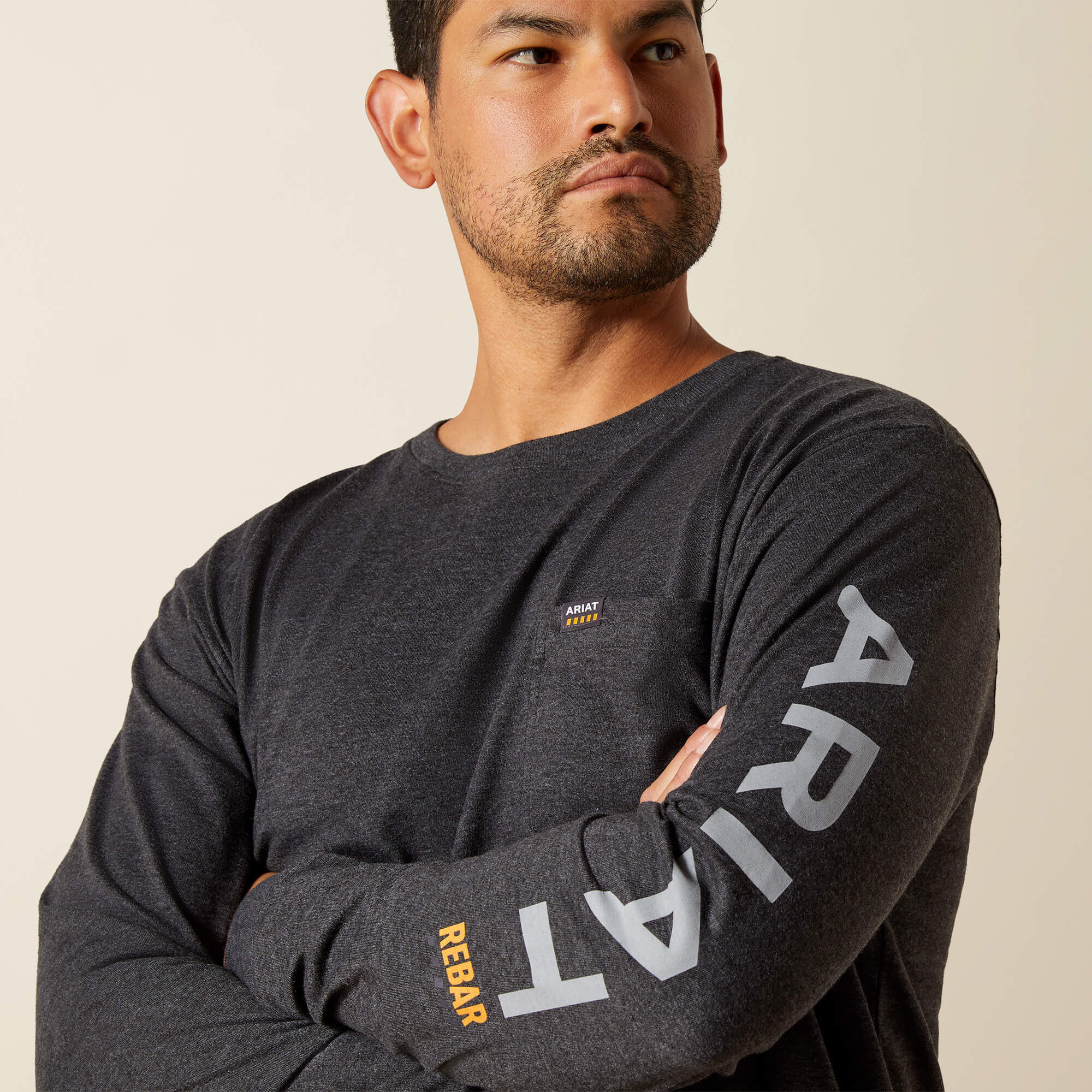 Ariat / Rebar Cotton Strong Standard Logo Pocket T-Shirt