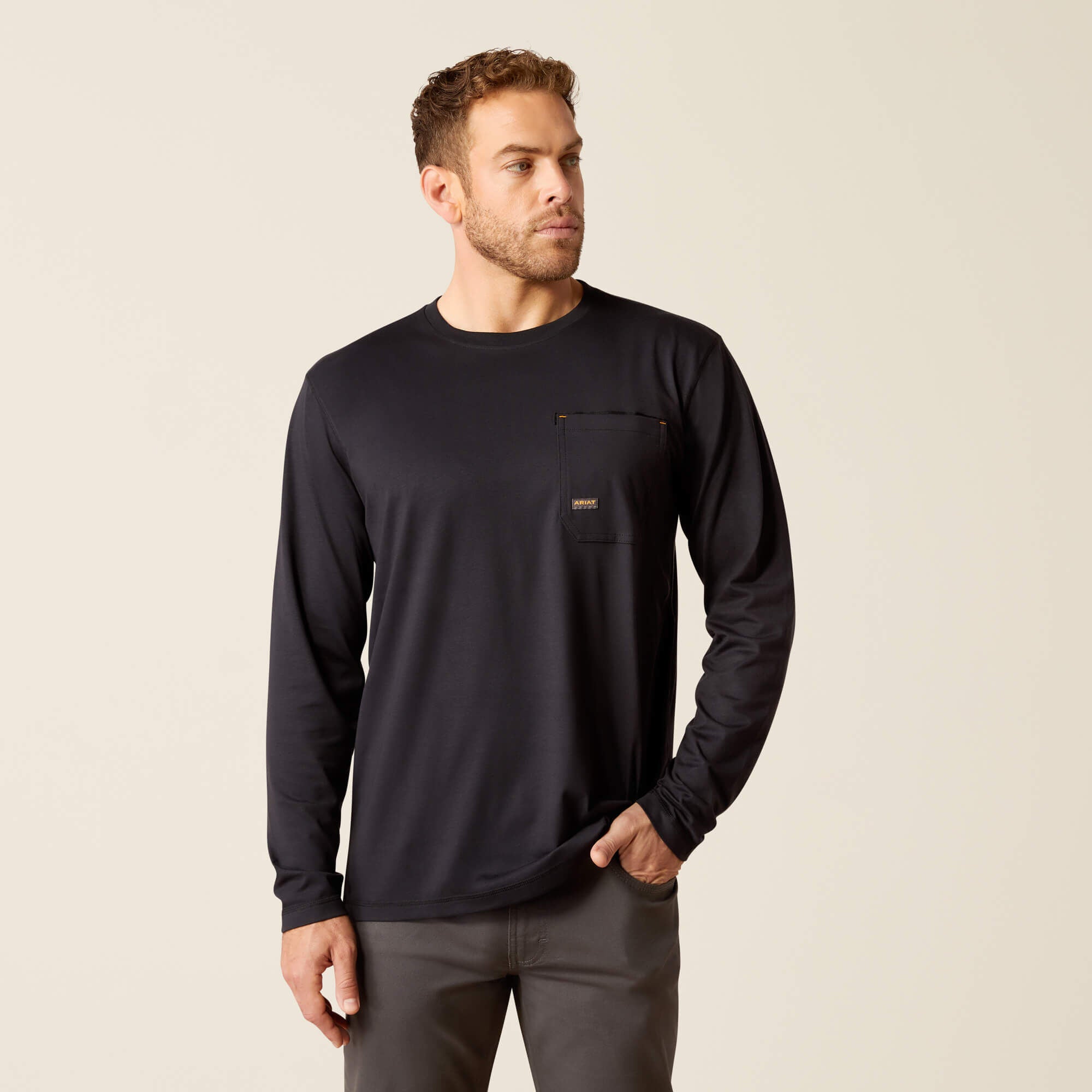 Ariat / Rebar Workman Chrome Moto Eagle T-Shirt