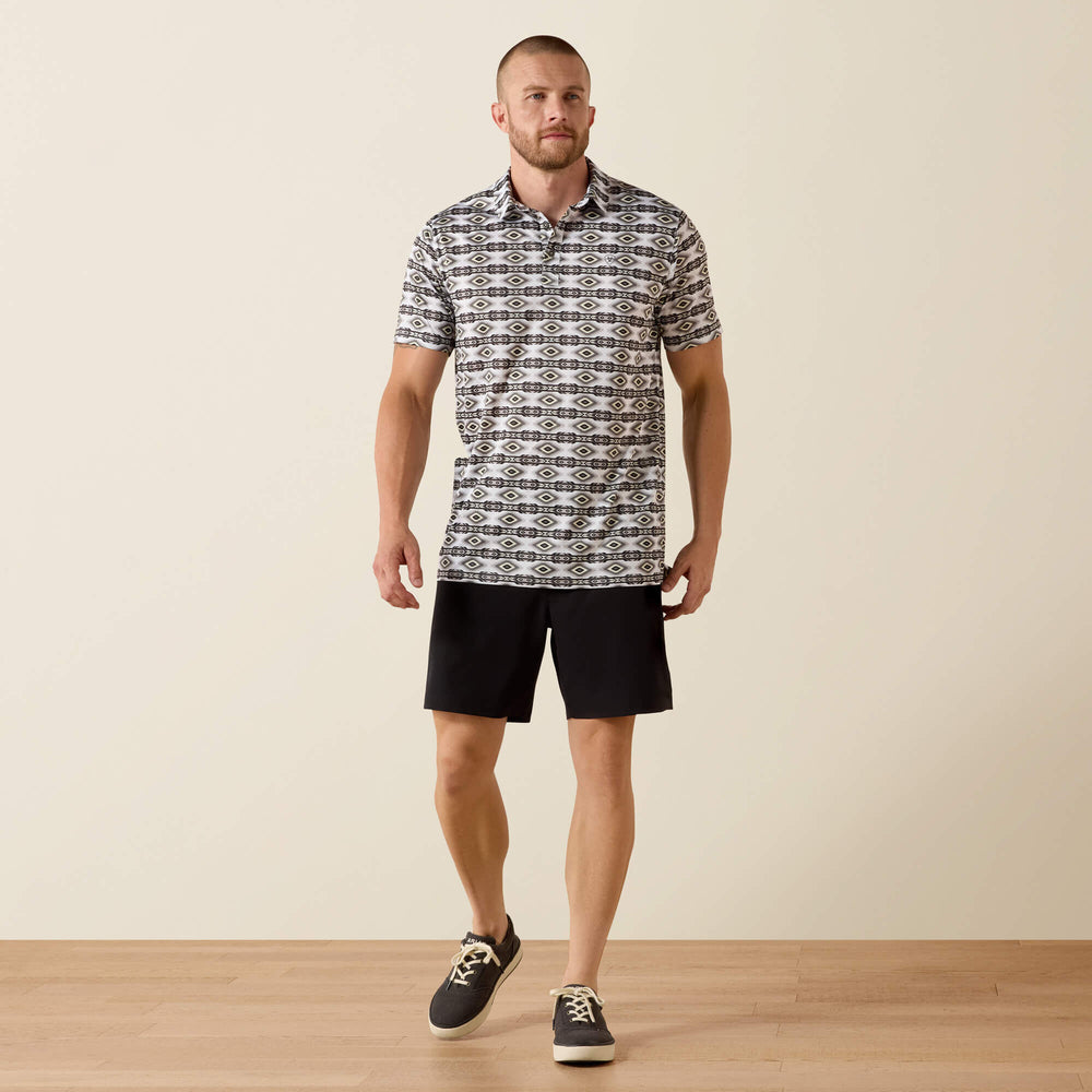 Ariat / All Over Print Fitted Polo