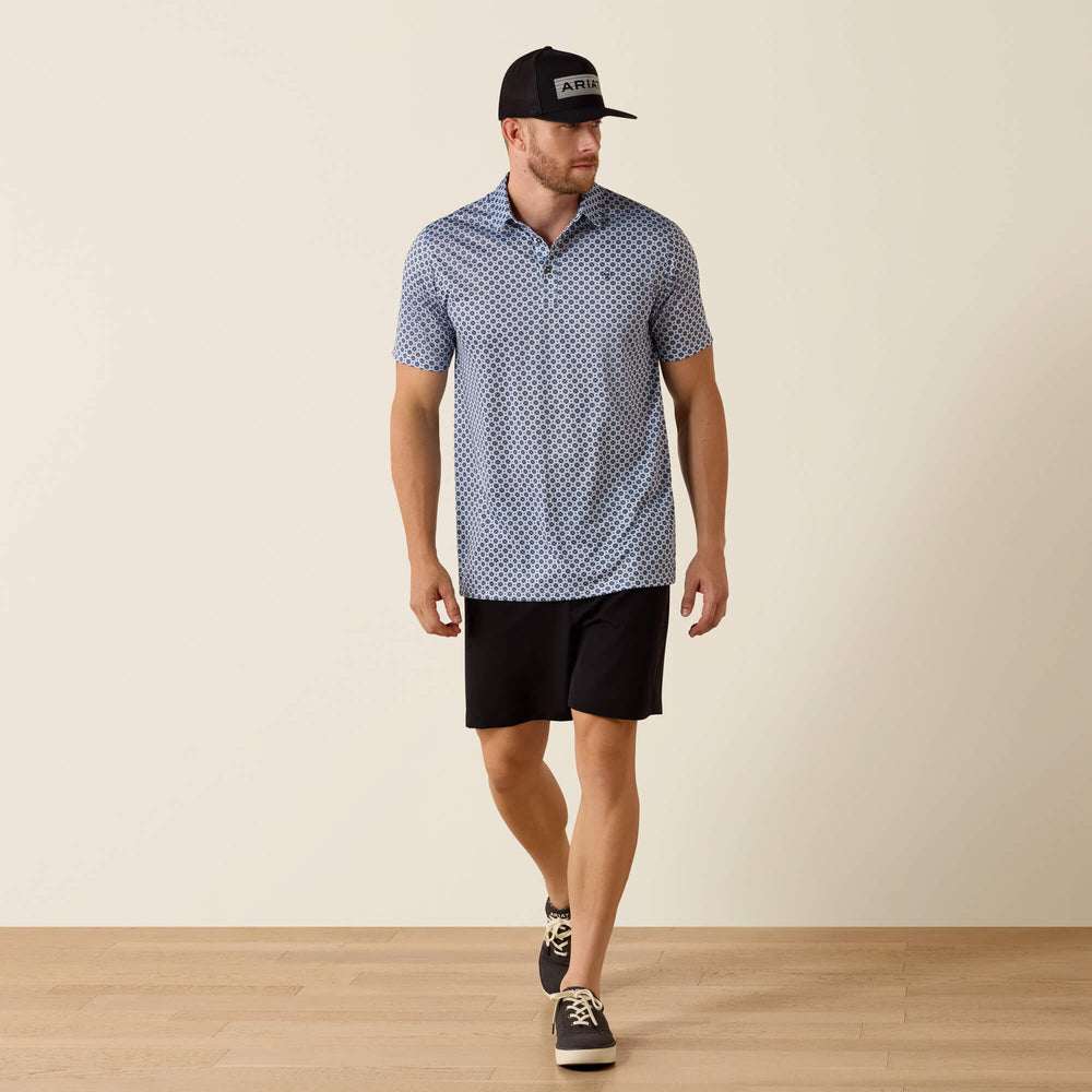 Ariat / All Over Print Fitted Polo