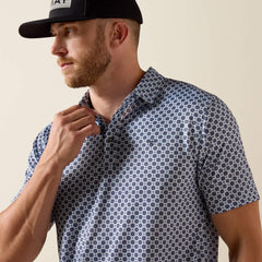 Ariat / All Over Print Fitted Polo