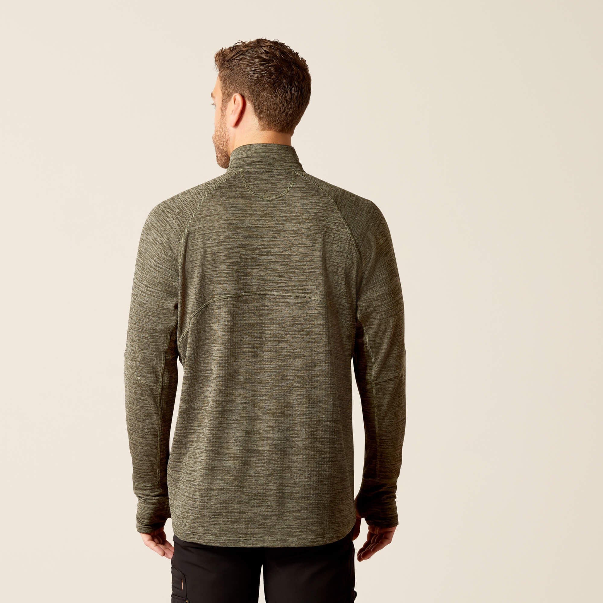 Ariat / Rebar Gridwork Baselayer 1/4 Zip T-Shirt