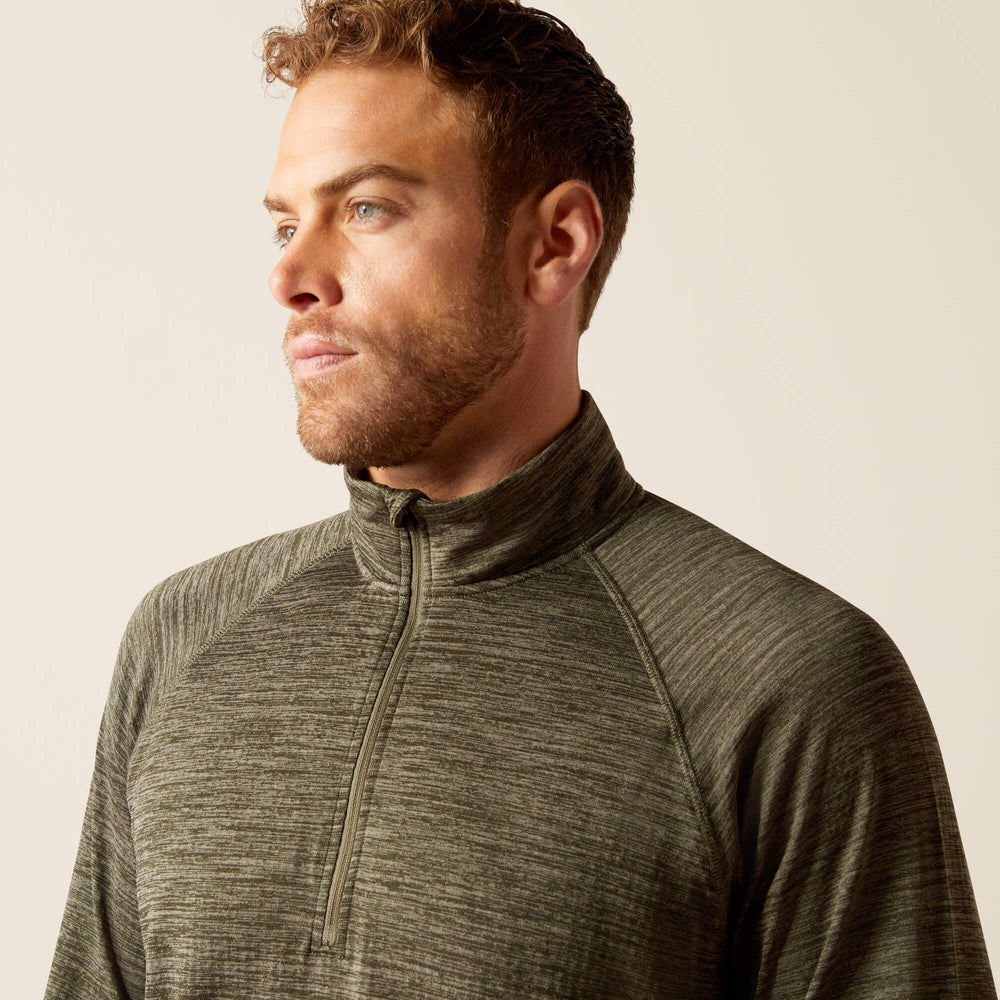 Ariat / Rebar Gridwork Baselayer 1/4 Zip T-Shirt