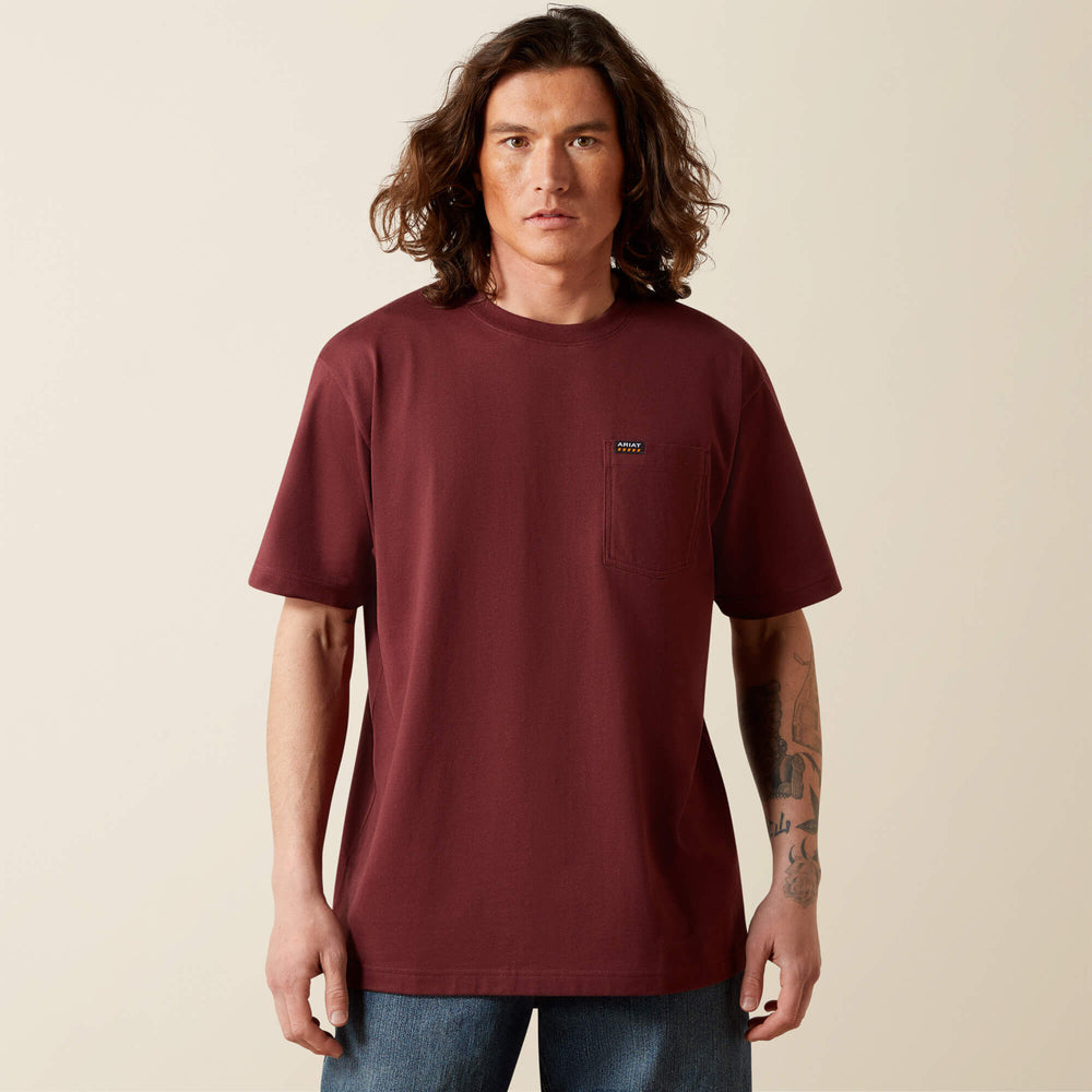 Ariat / Rebar Cotton Strong Standard Pocket T-Shirt