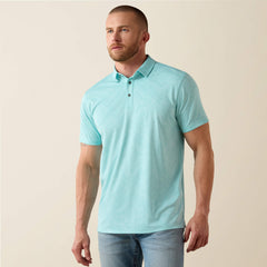 Ariat / Jacquard Printed Fitted Polo
