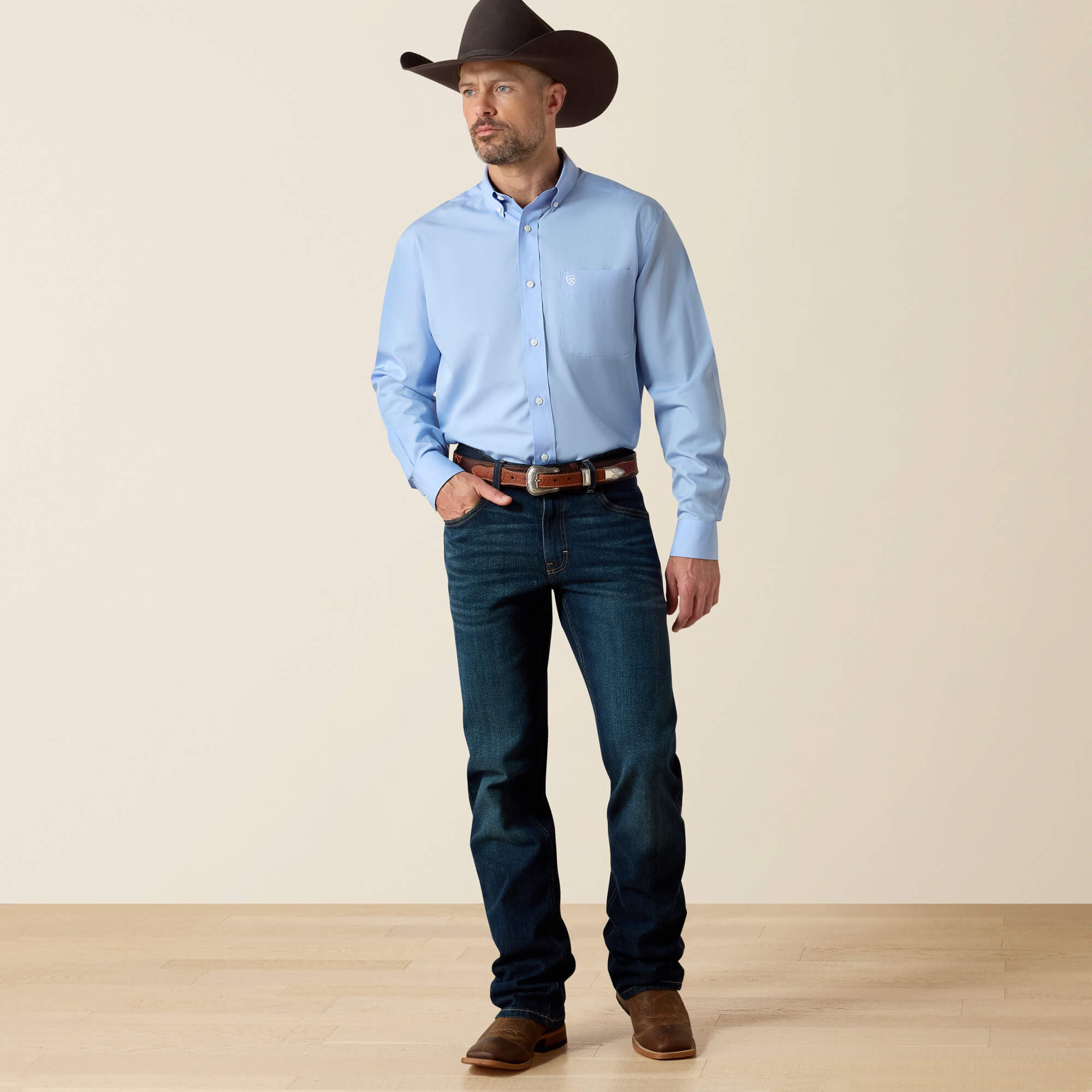 Ariat / Wrinkle Free Solid Classic Fit Shirt