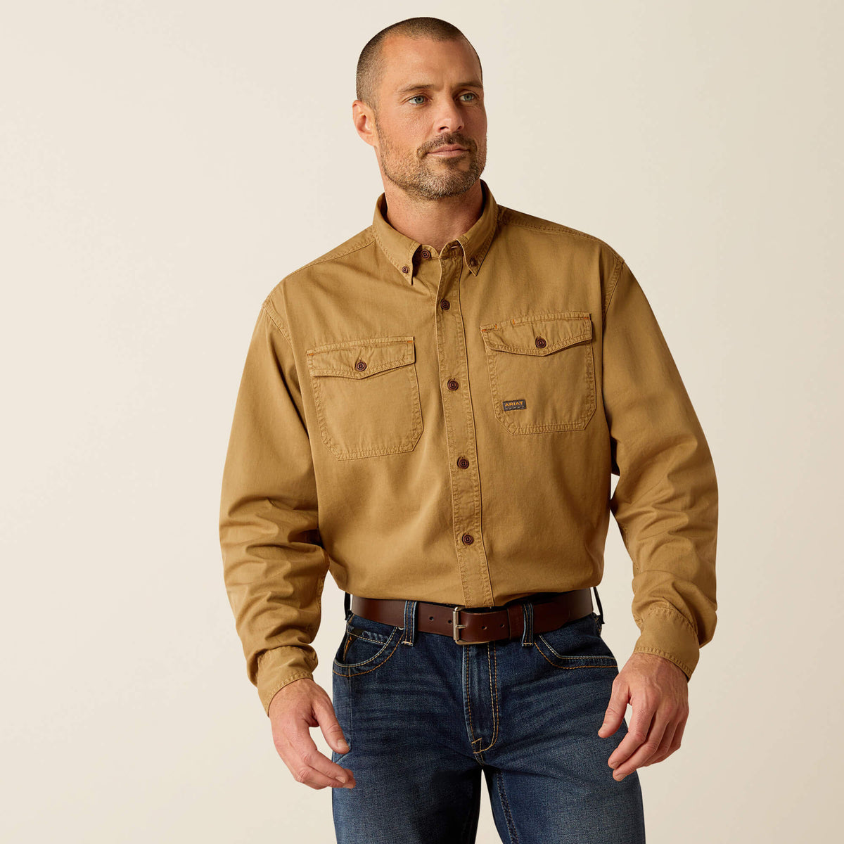 Ariat / Rebar Washed Twill Work Shirt