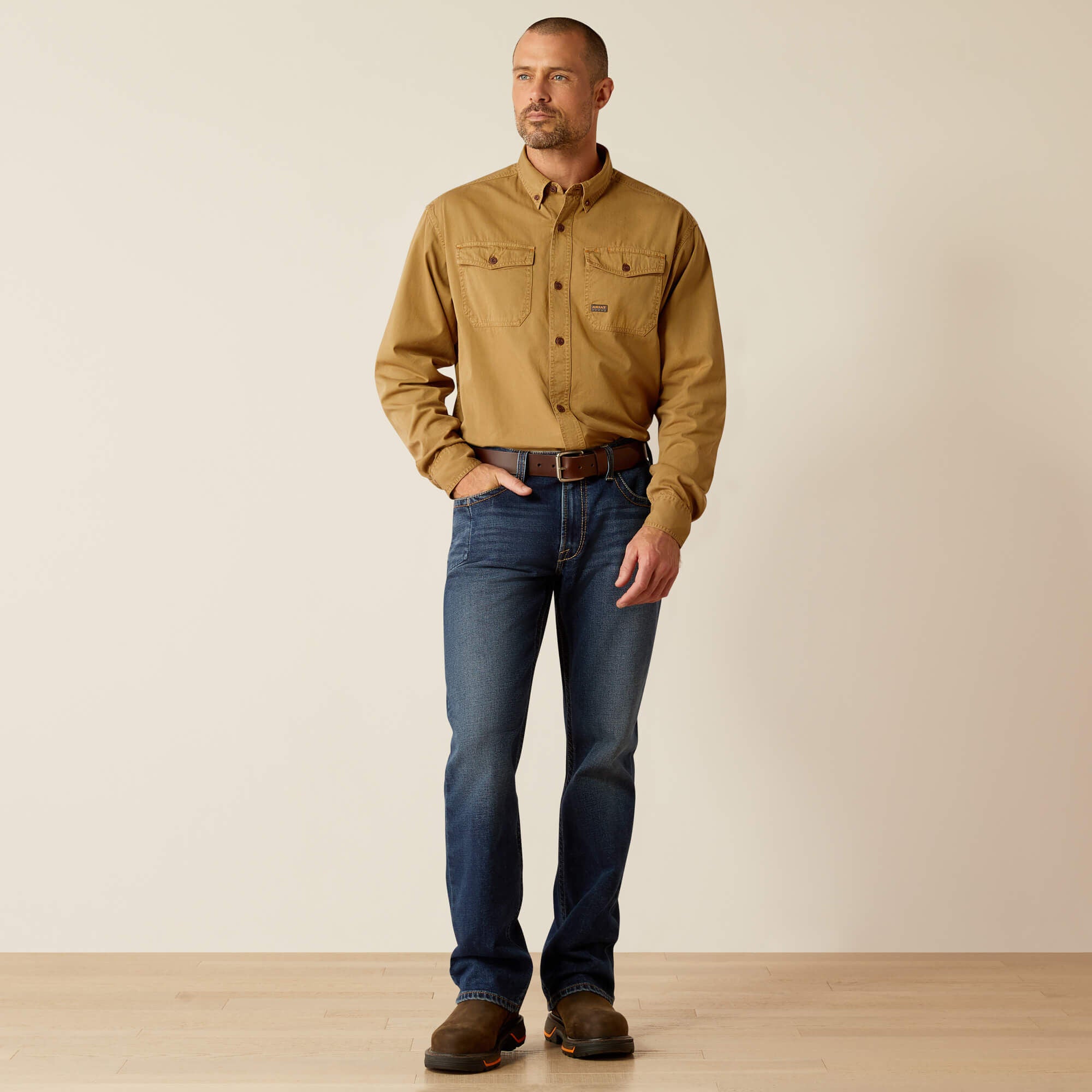 Ariat / Rebar Washed Twill Work Shirt