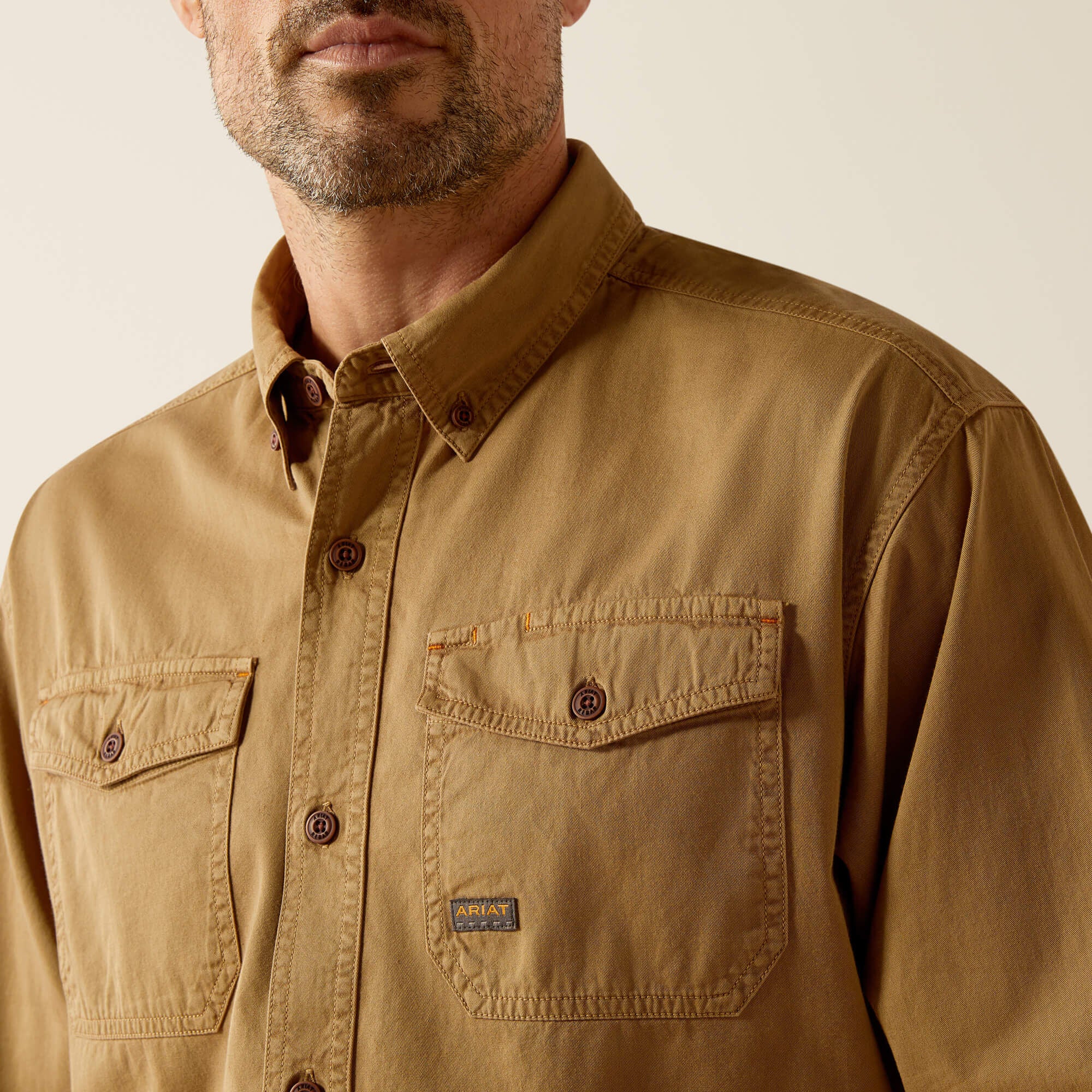 Ariat / Rebar Washed Twill Work Shirt