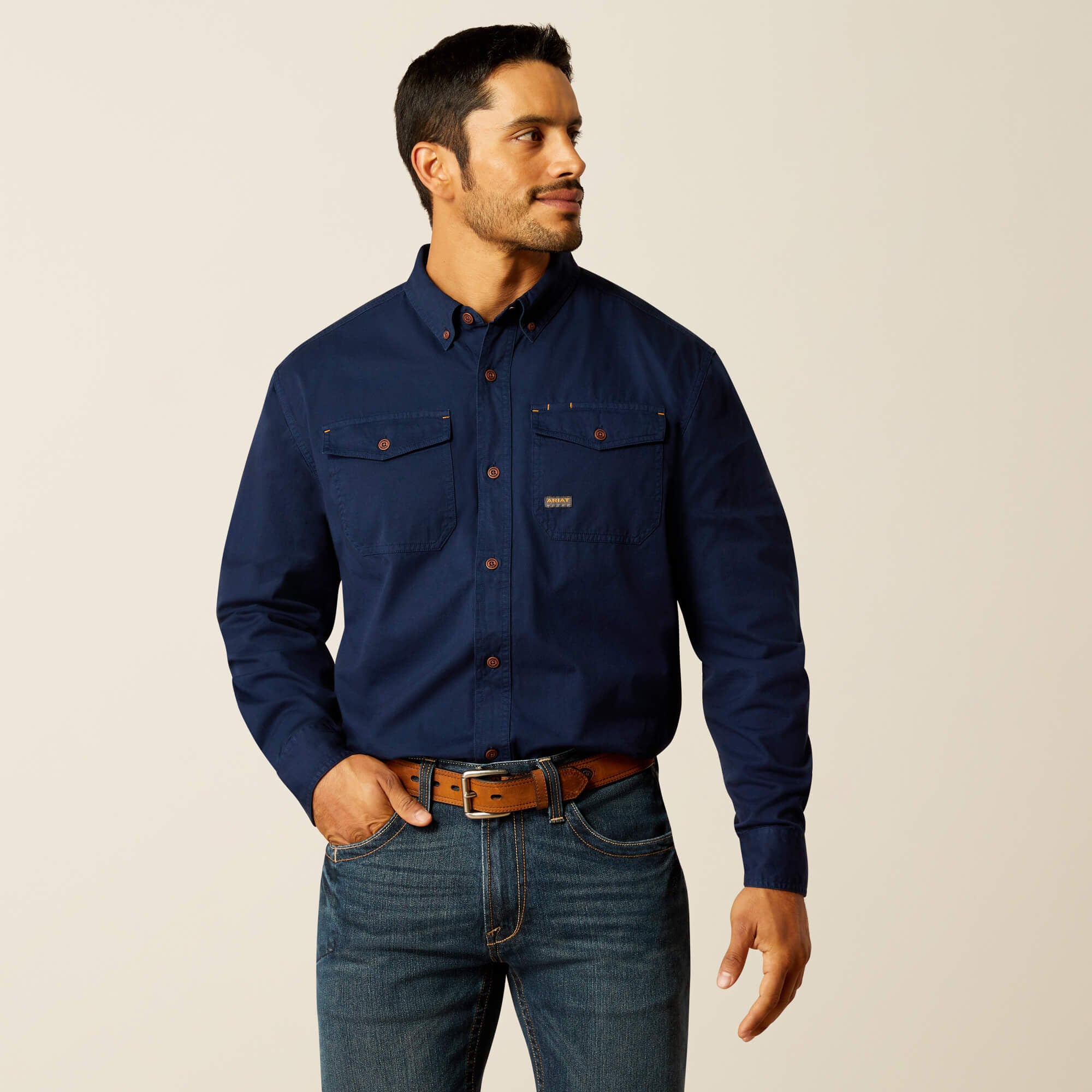 Ariat / Rebar Washed Twill Work Shirt